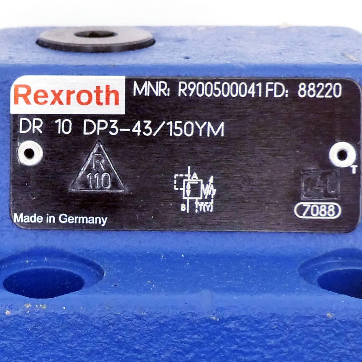 Produktfoto 2 von REXROTH Druckreduzierventil DR 10 DP3-43/150YM