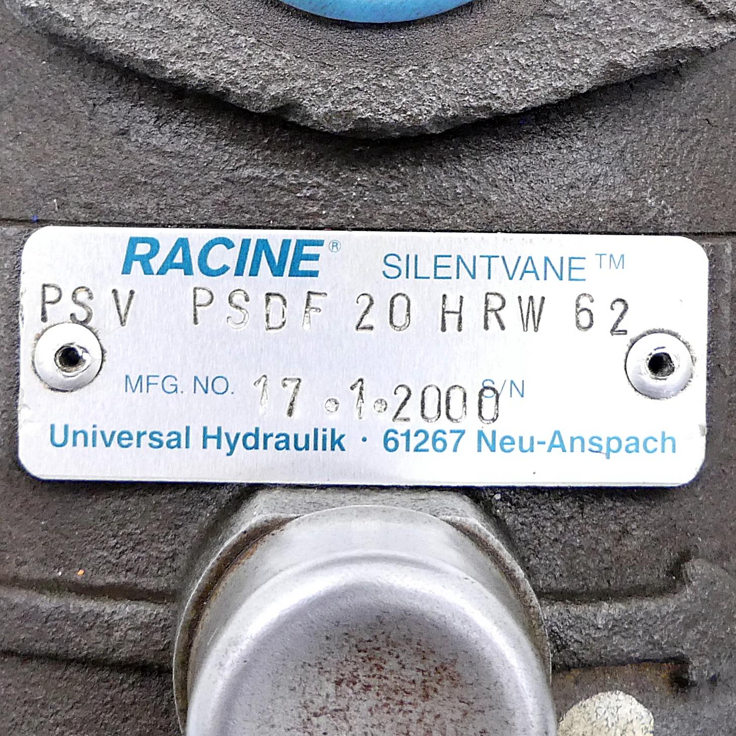 Produktfoto 2 von UNIVERSAL HYDRAULIK Flügelzellenpumpe Racine