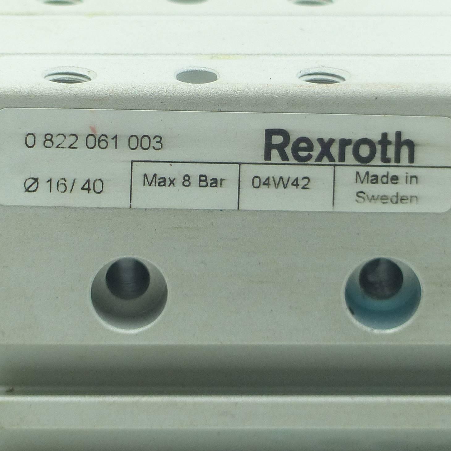 Produktfoto 2 von REXROTH Führungszylinder 0822 061 003