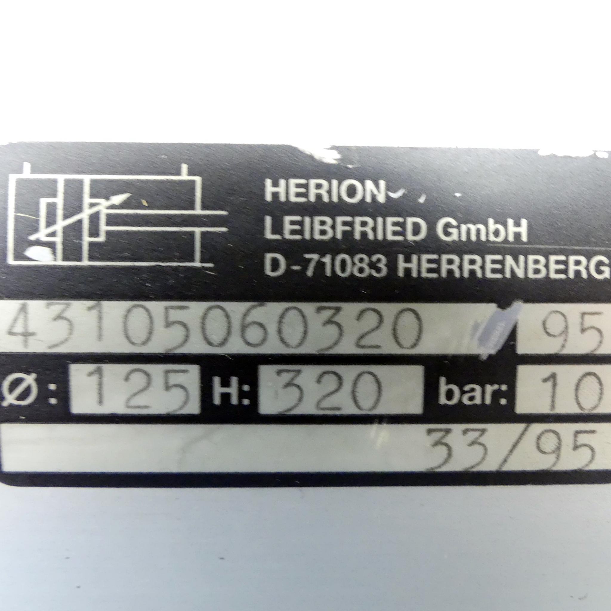 Produktfoto 2 von HERION Pneumatikzylinder SD 7793