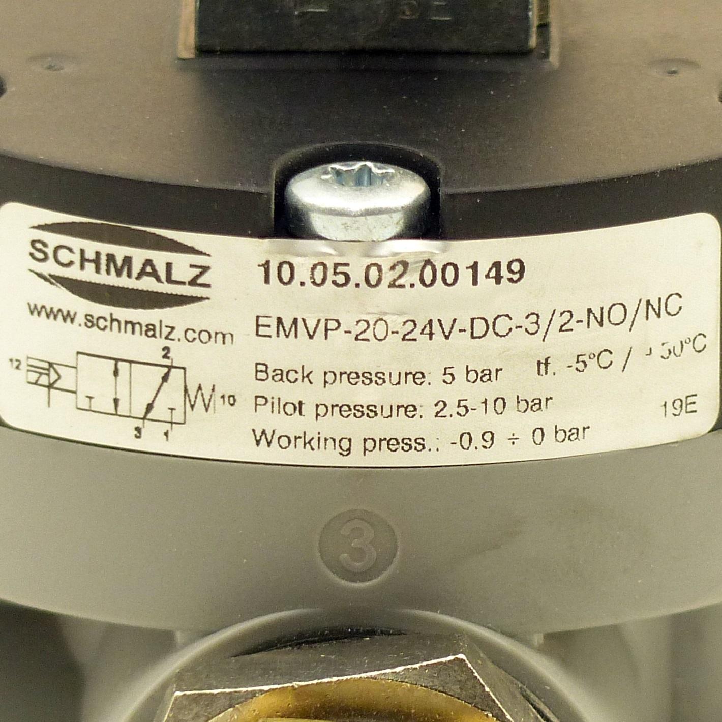 Produktfoto 2 von SCHMALZ Elektromagnetventile EMVP