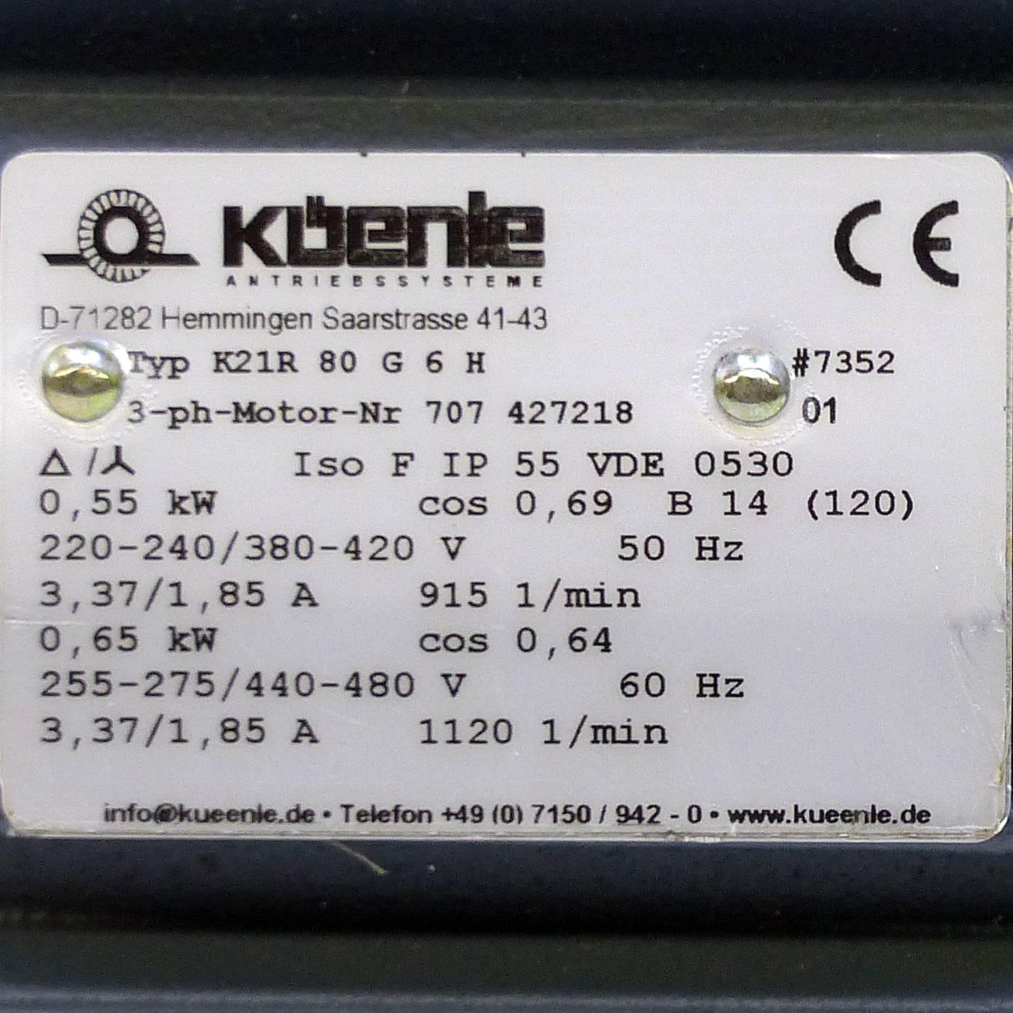 Produktfoto 2 von KüENLE Drehstrommotor