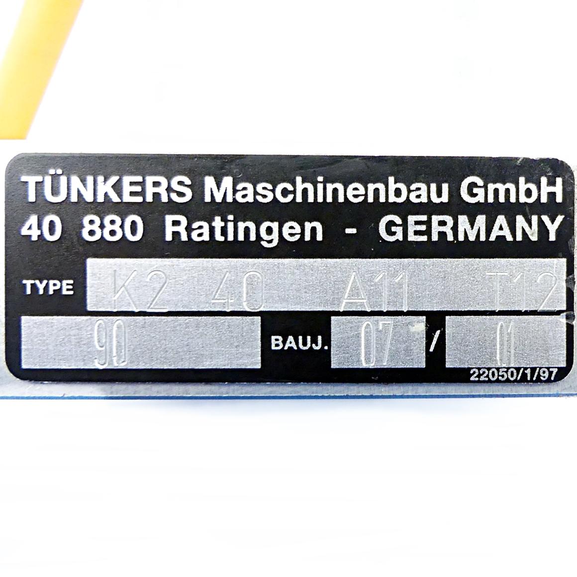 Produktfoto 2 von TüNKERS Pneumatikspanner 90°