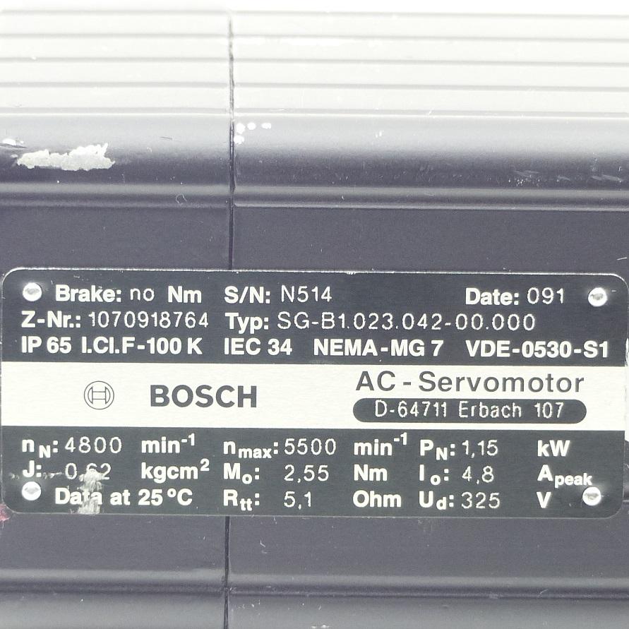 Produktfoto 2 von BOSCH AC-Servomotor SG-B1.023.042-00.000