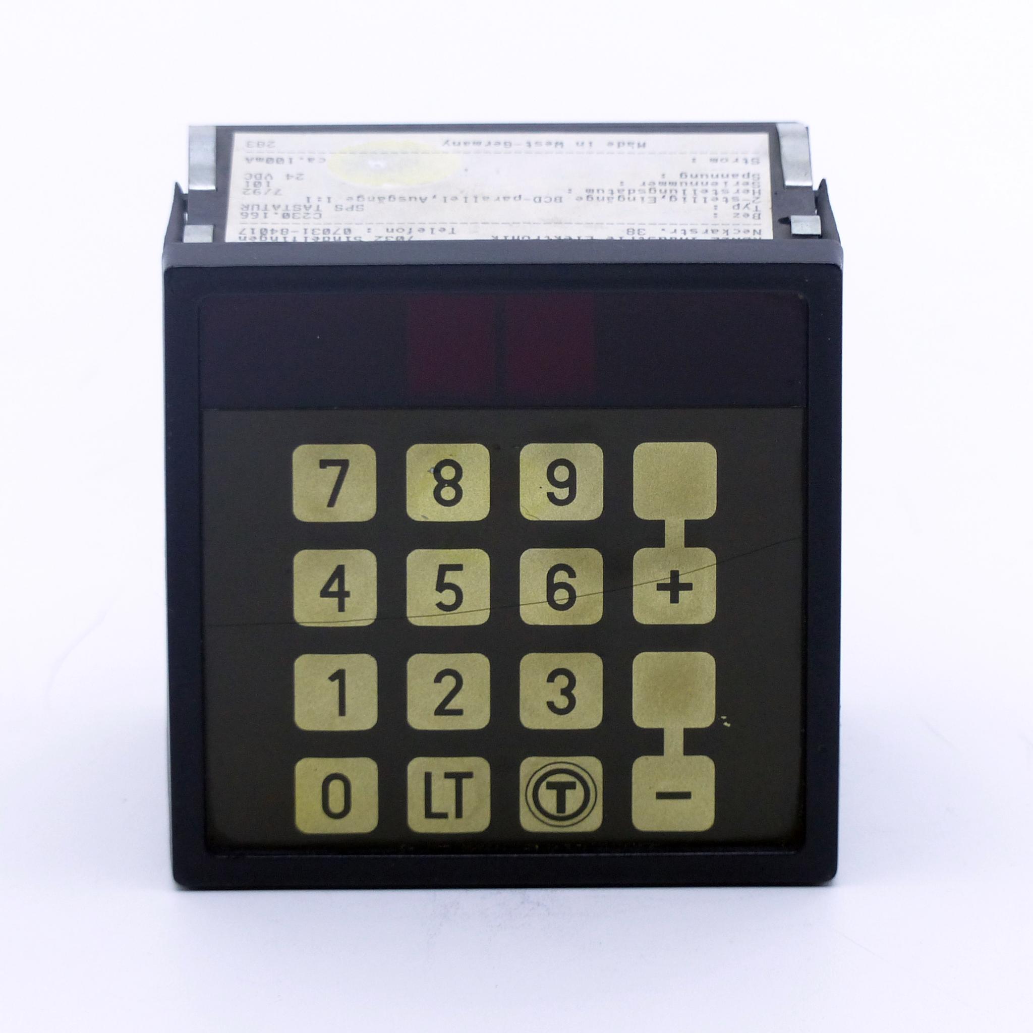 Produktfoto 5 von KUNZE SPS Tastatur C230.166