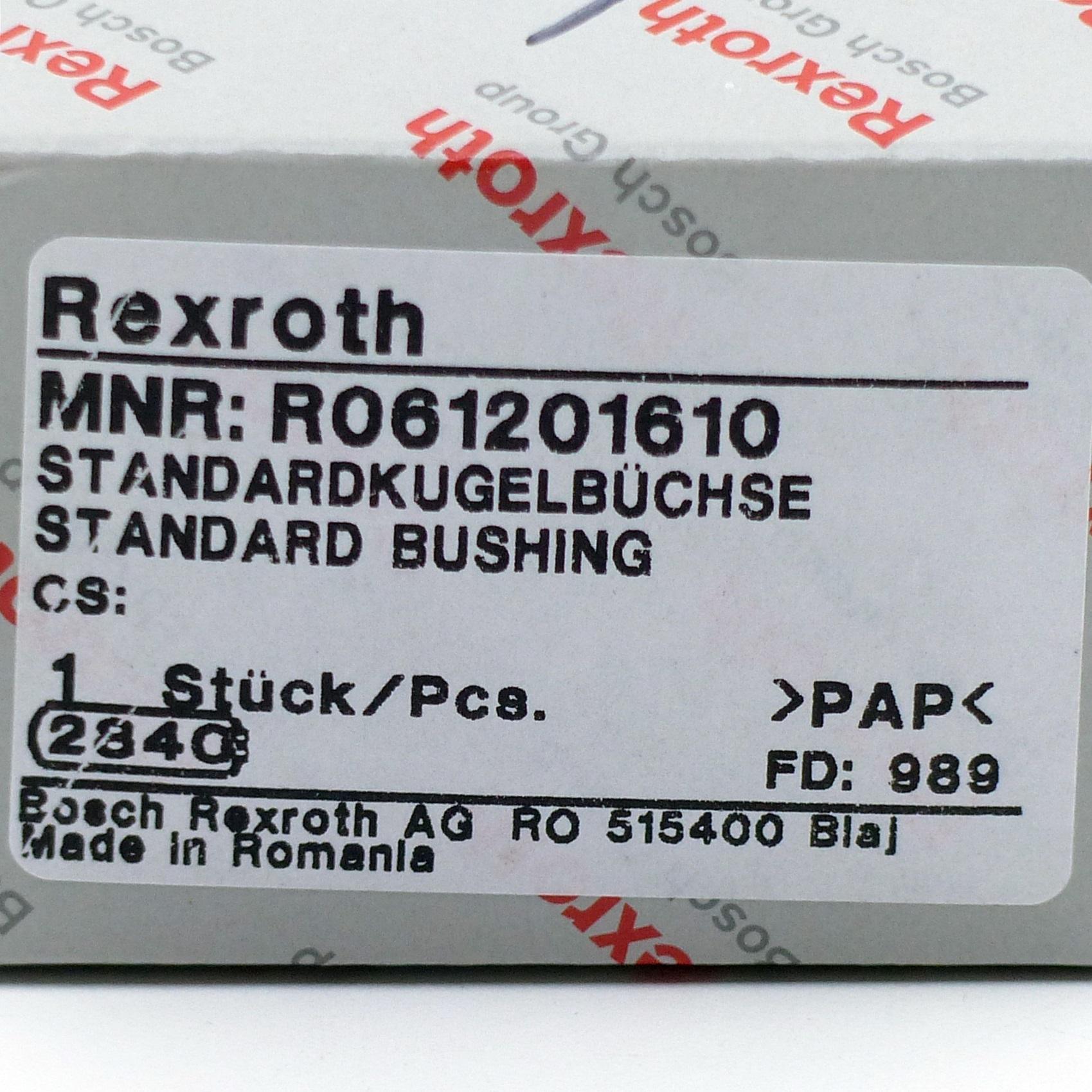 Produktfoto 2 von REXROTH Standard Kugelbüchse