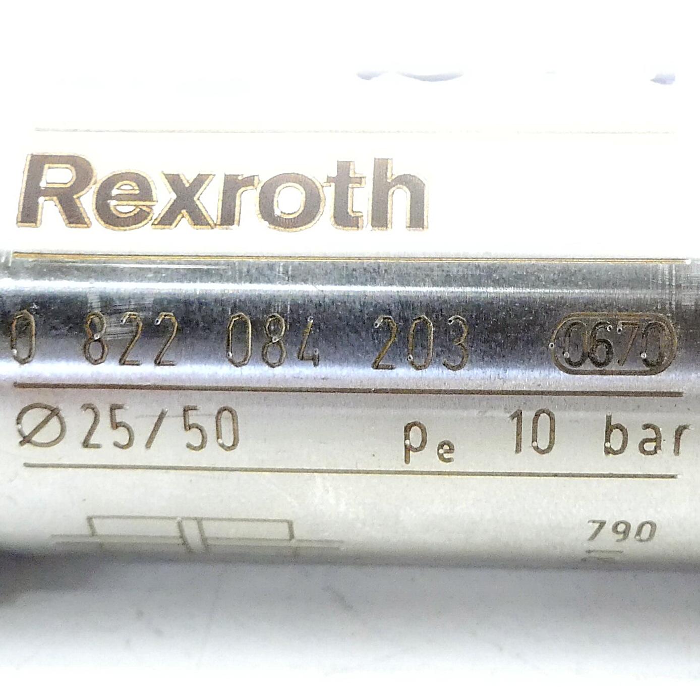 Produktfoto 2 von REXROTH Rundzylinder 0 822 084 203