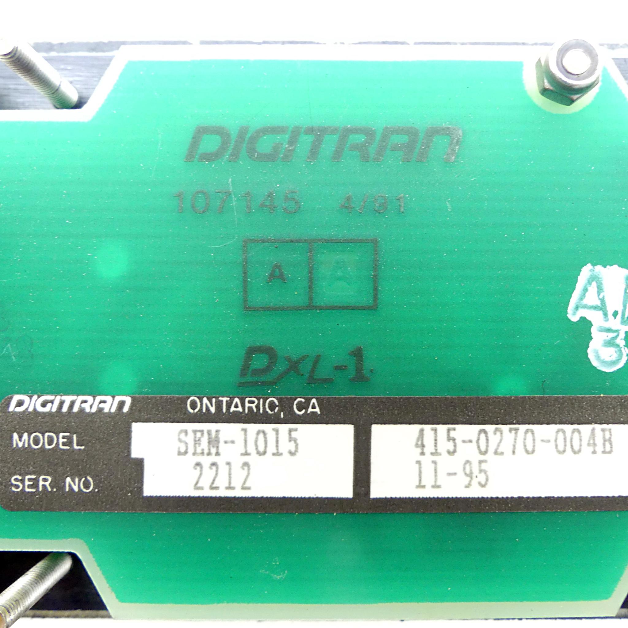 Produktfoto 2 von DIGI Hurco operator circuit board SEM-1015 415-0270-004B