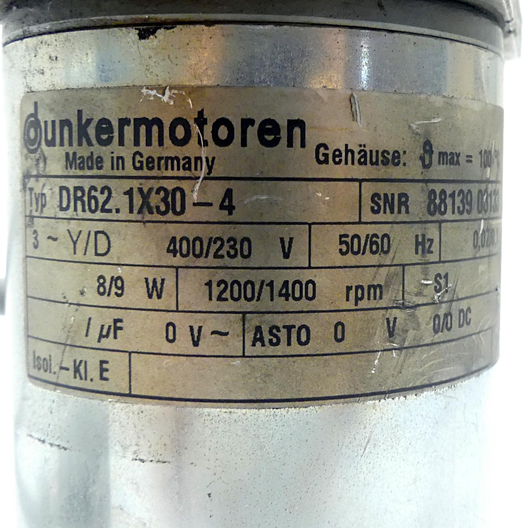 Produktfoto 2 von DUNKERMOTOREN Motor DR62.1X30-4