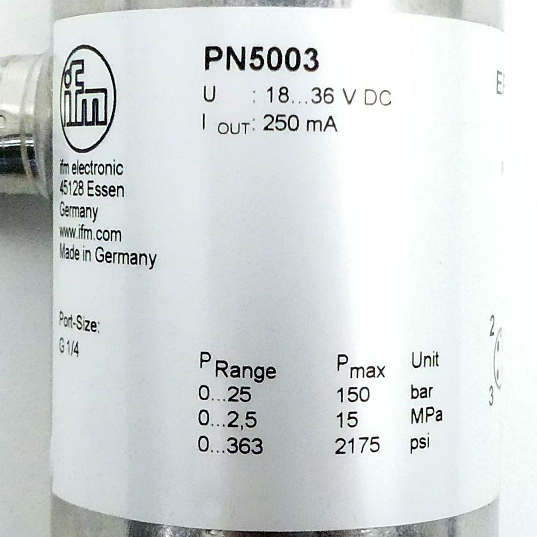 Produktfoto 2 von IFM Drucksensor PN5003