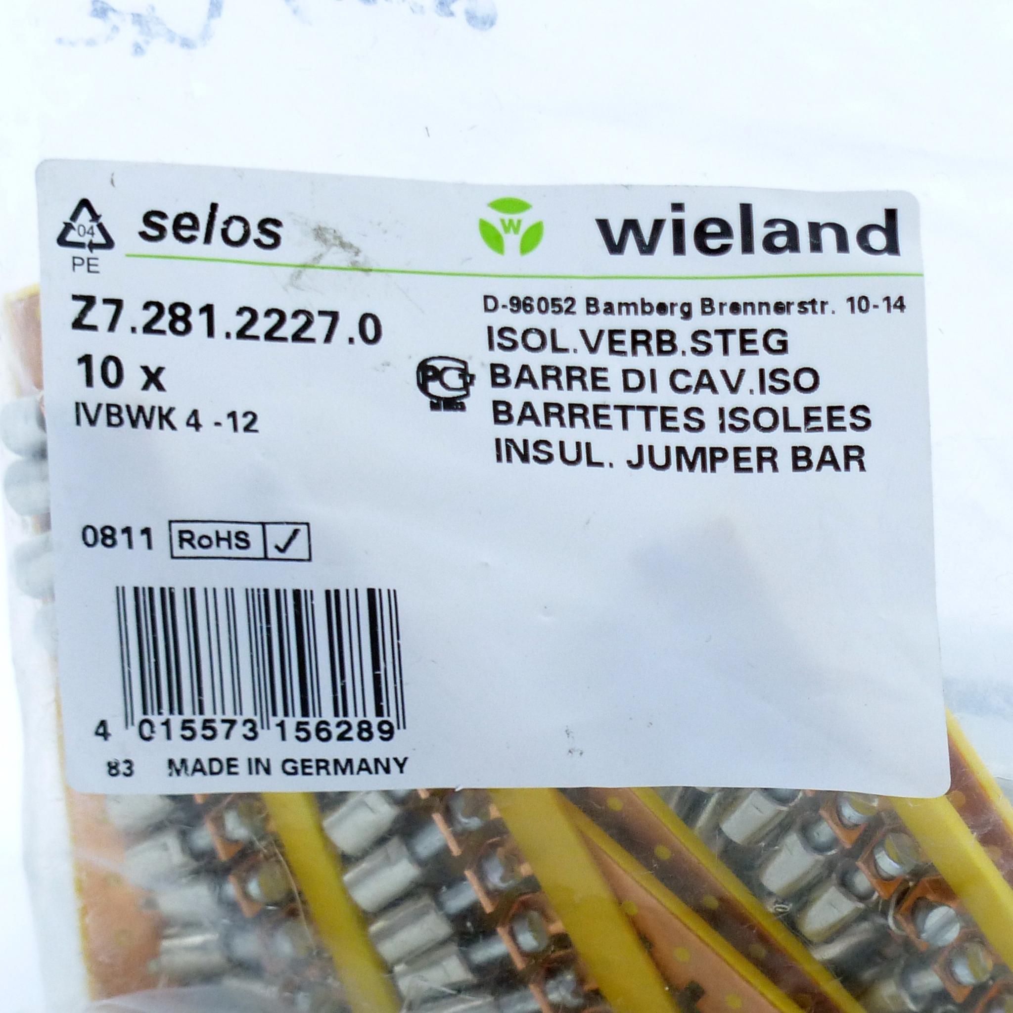 Produktfoto 2 von WIELAND Isolierter Verbindungssteg