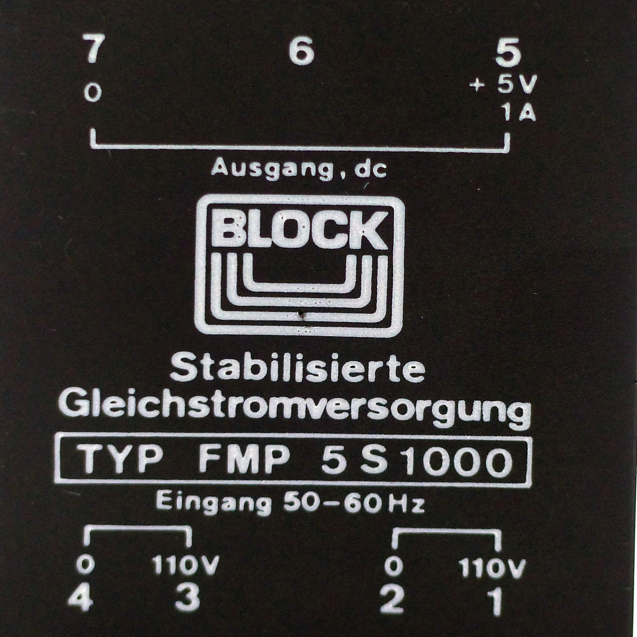 Produktfoto 2 von BLOCK Stabilisierte Gleichstromversorgung