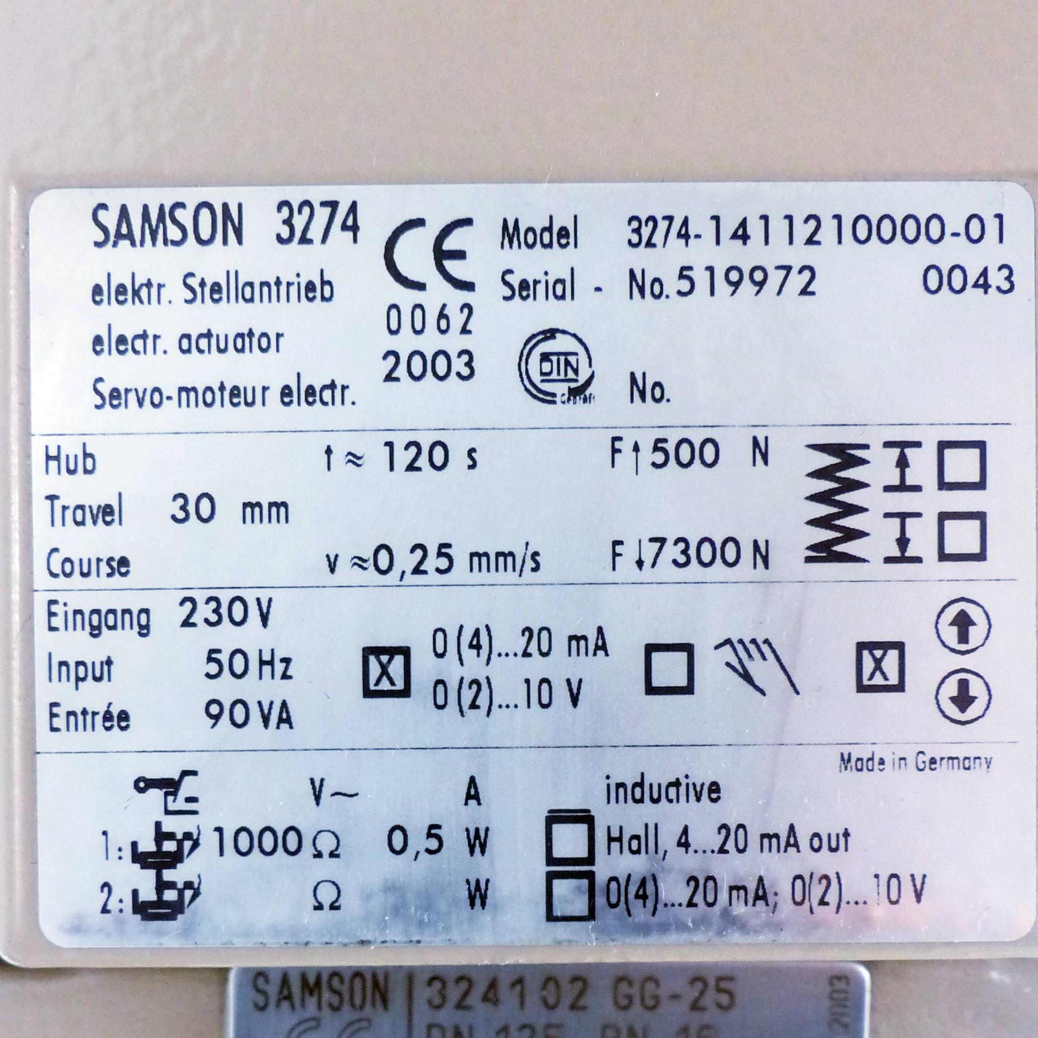 Produktfoto 2 von SAMSON Elektrischer Stellantrieb