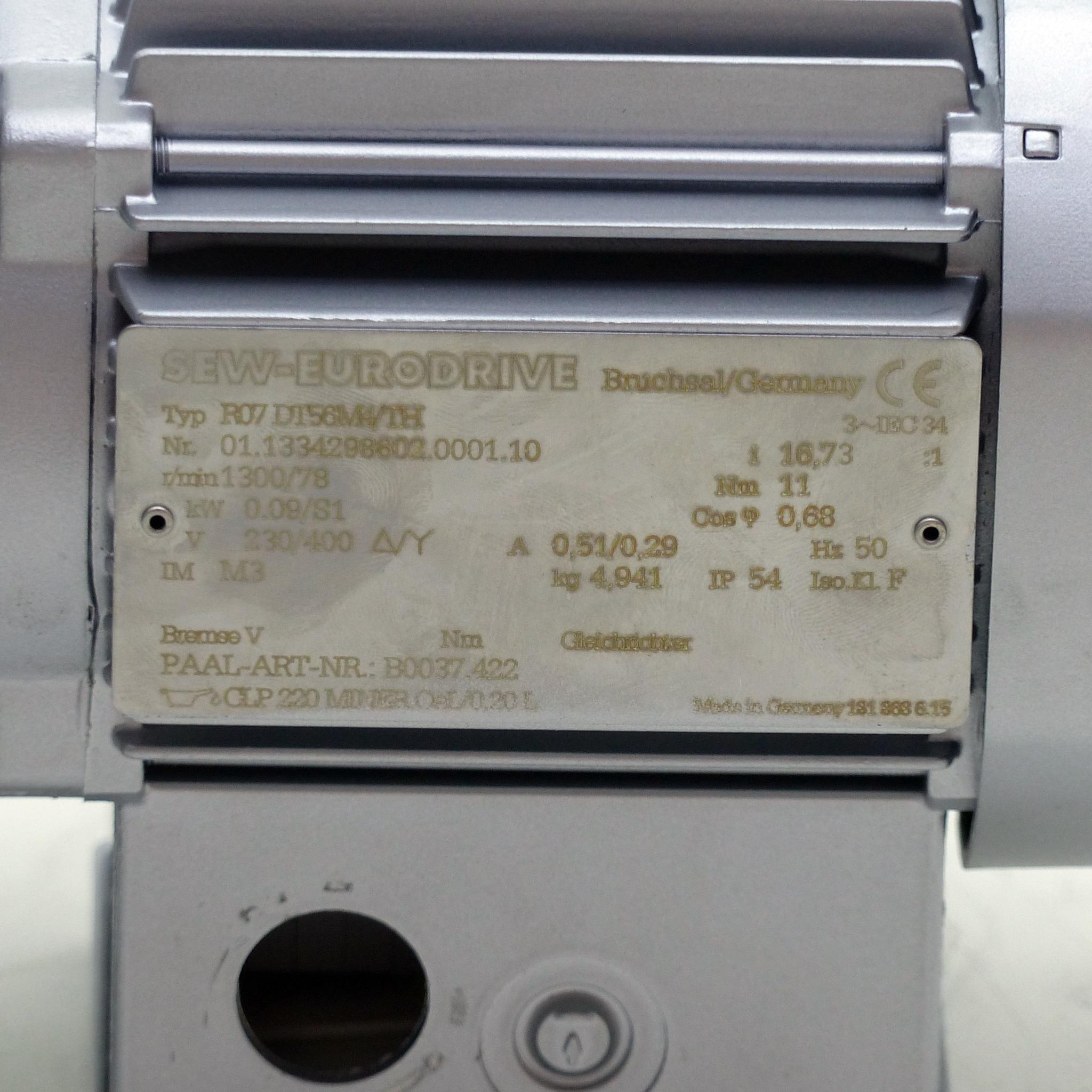 Produktfoto 2 von SEW-EURODRIVE Getriebemotor