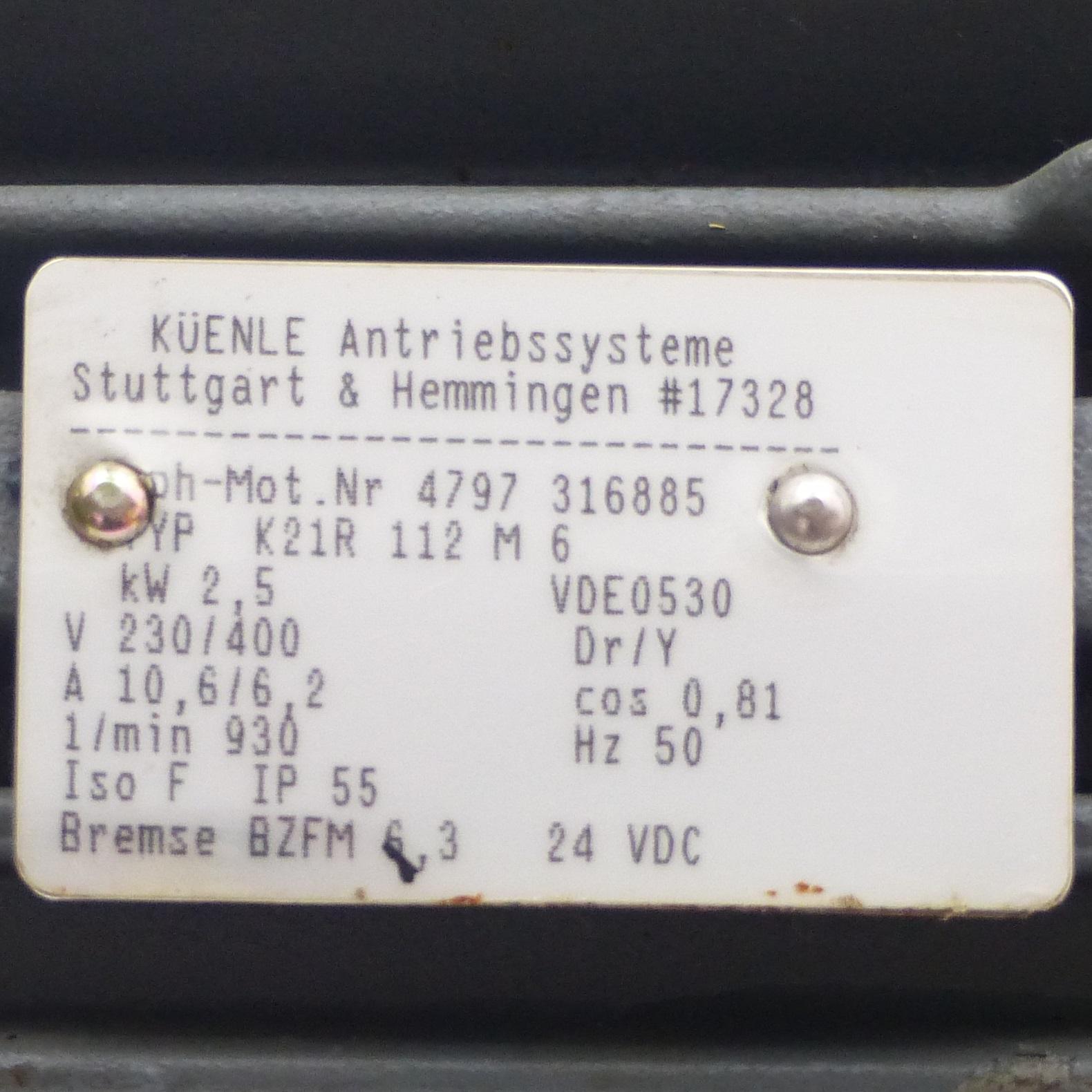 Produktfoto 2 von KüENLE Drehstrommotor K21R 112 M 6