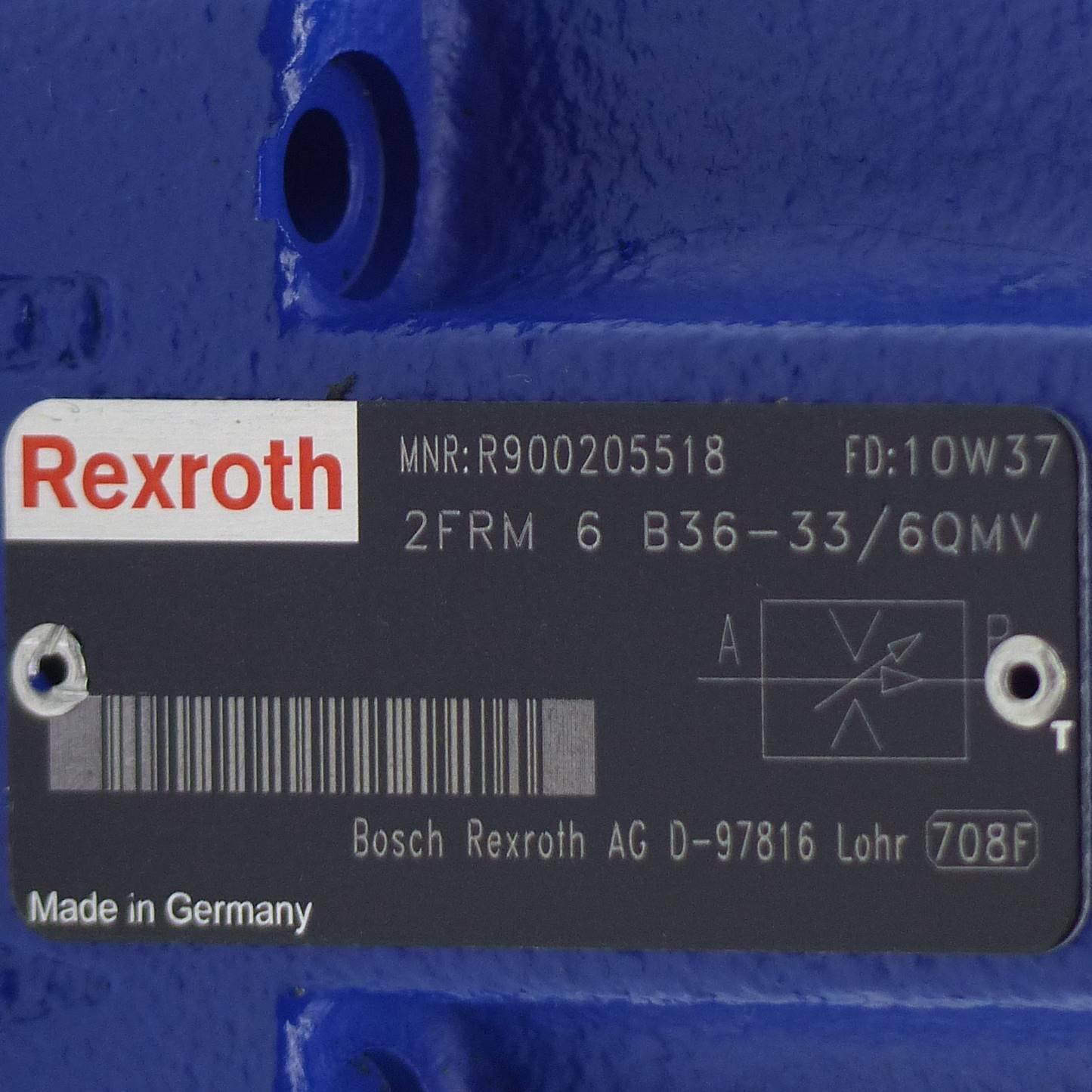 Produktfoto 2 von REXROTH Stromregelventil 2FRM 6 B36-33/6QMV