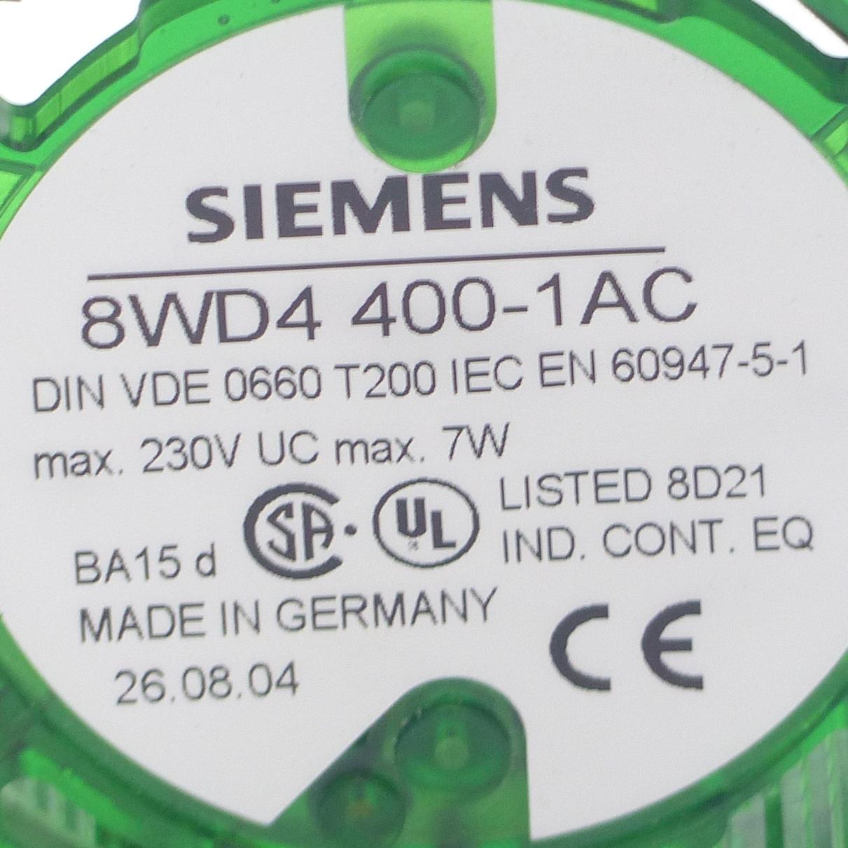 Produktfoto 2 von SIEMENS LED-Dauerlichtelement 8D21