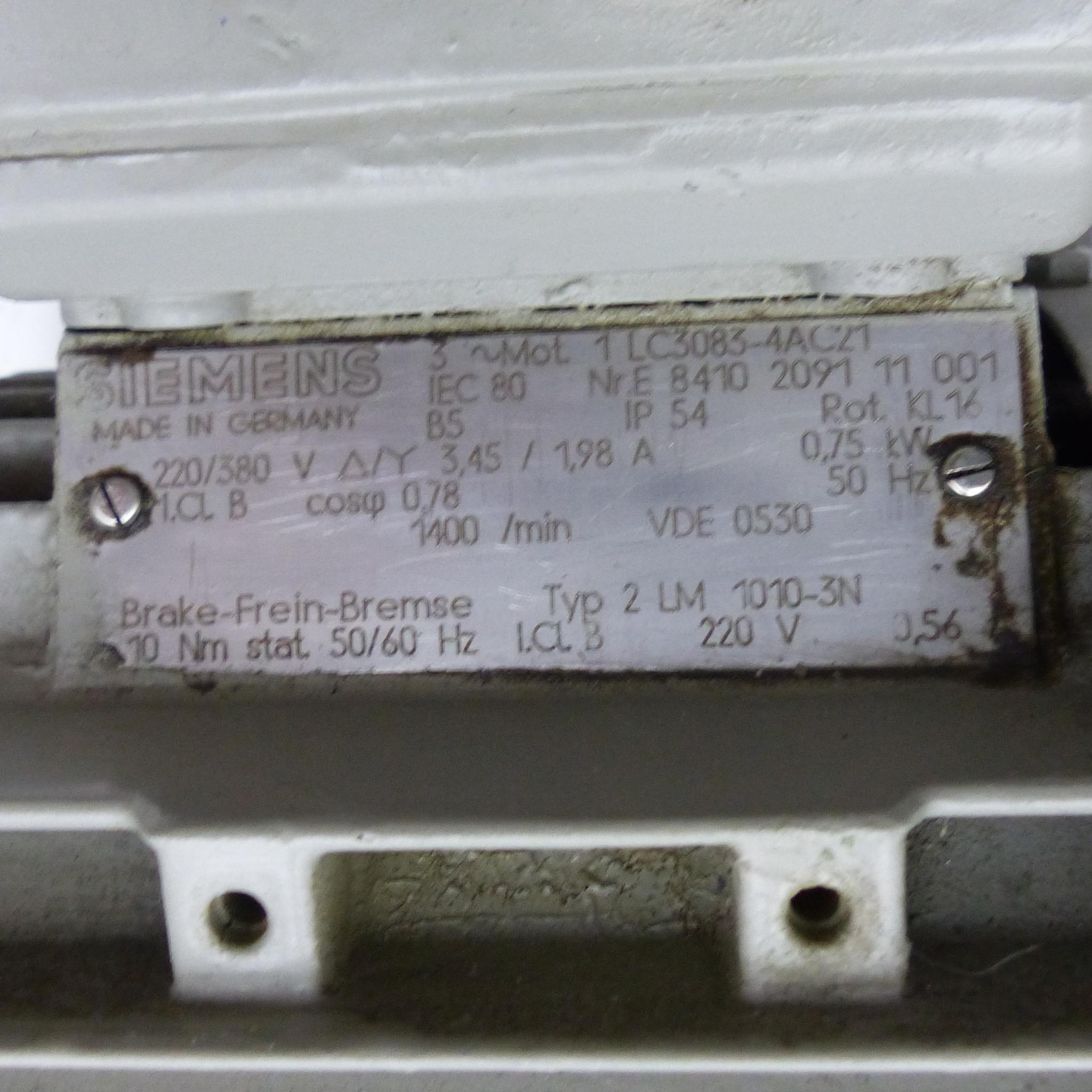 Produktfoto 2 von SIEMENS Drehstrommotor 1 LC3083-4AC21