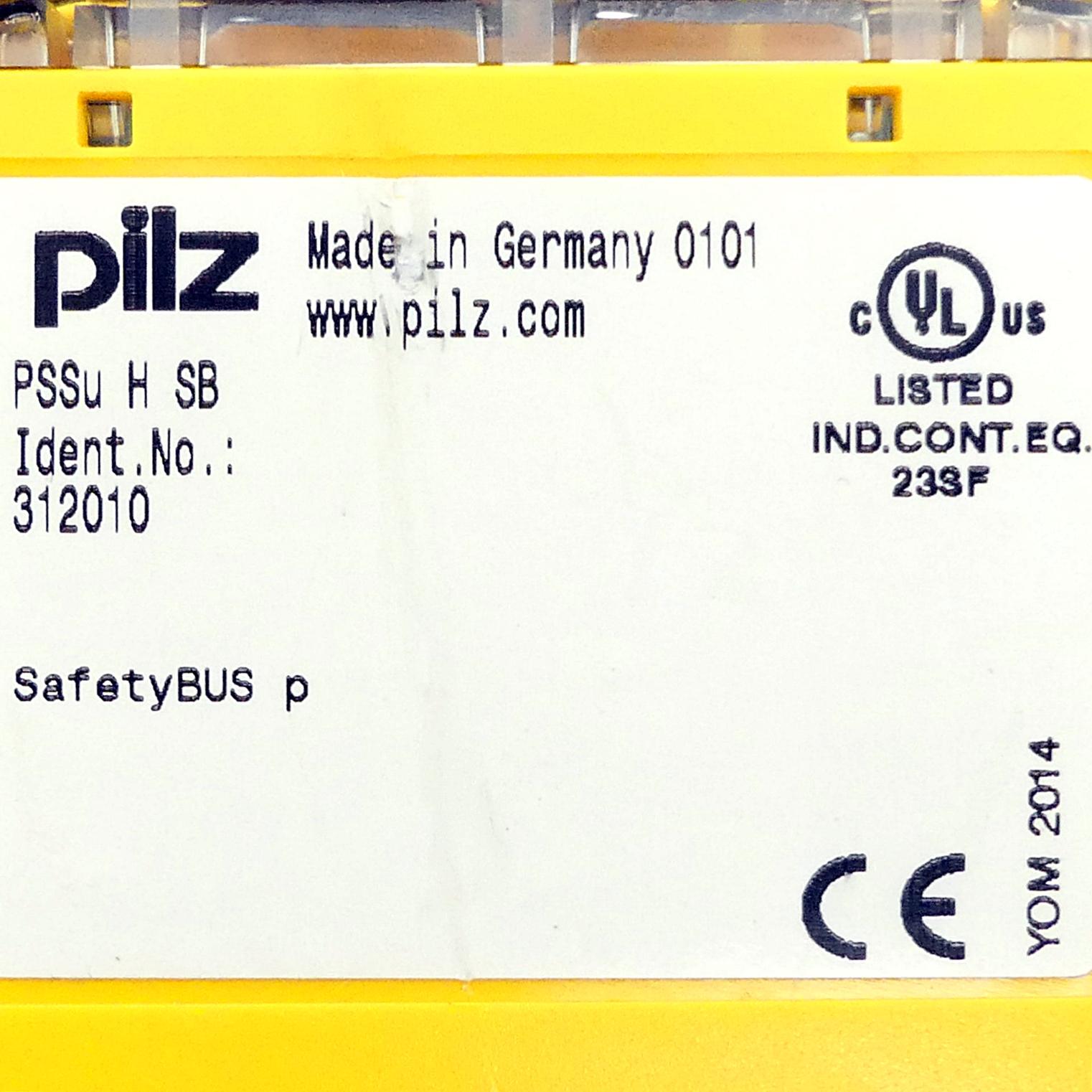 Produktfoto 2 von PILZ SafetyBUS Kommunikationsmodul PSSu H SB