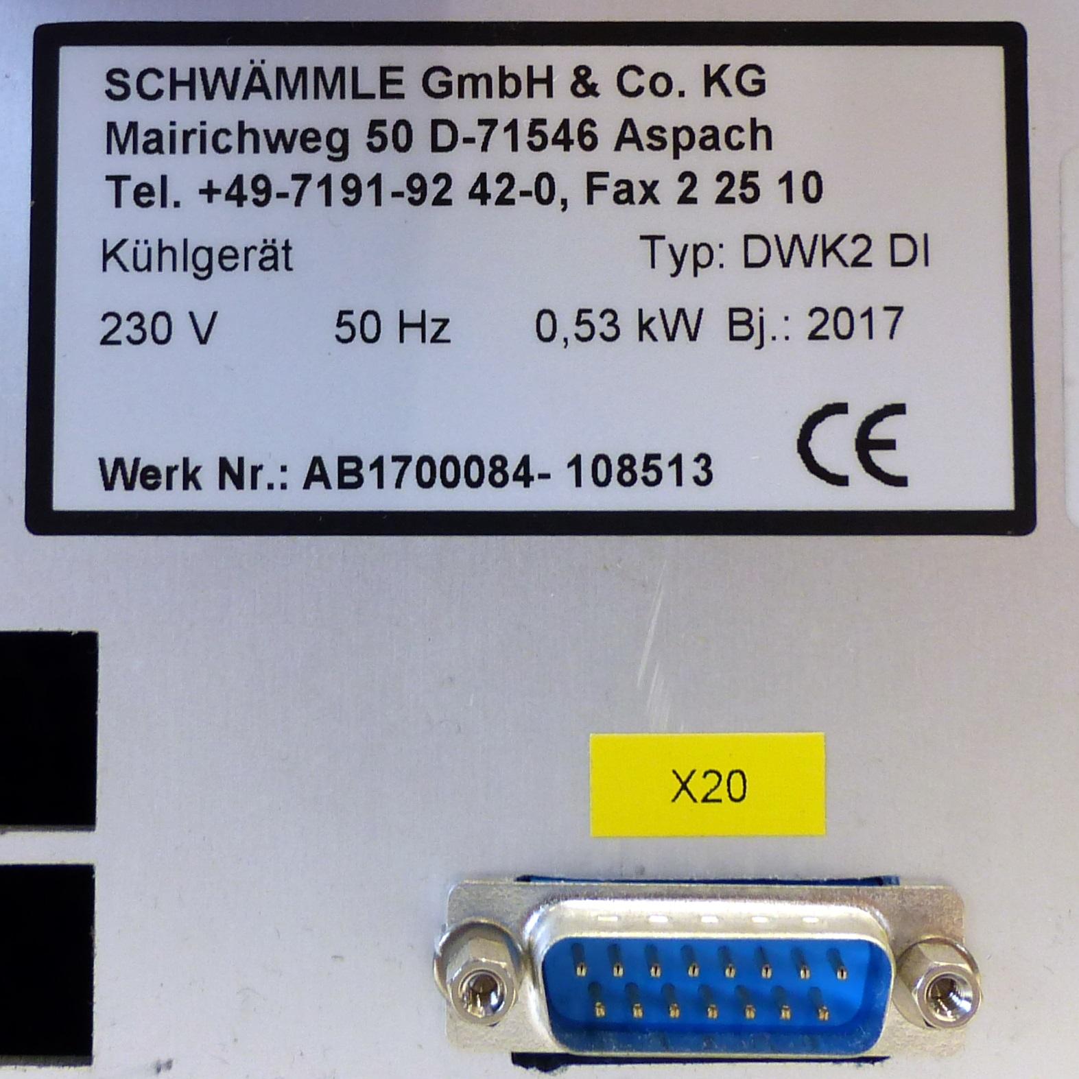 Produktfoto 2 von SCHWäMMLE Industriekühler