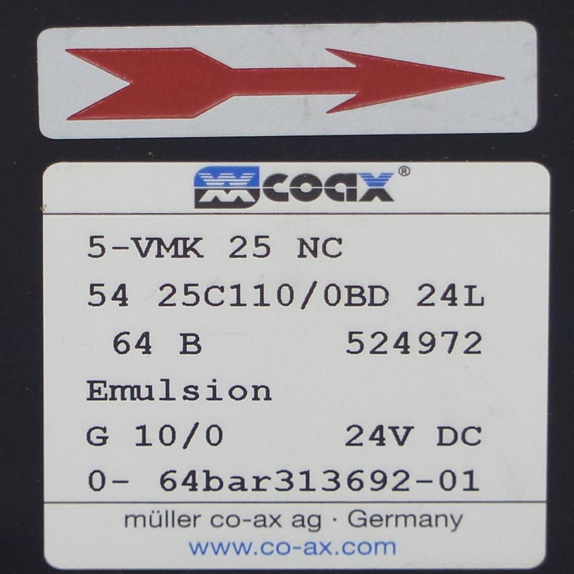 Produktfoto 2 von COAX 2/2 Wegeventil 5-VMK 25 NC