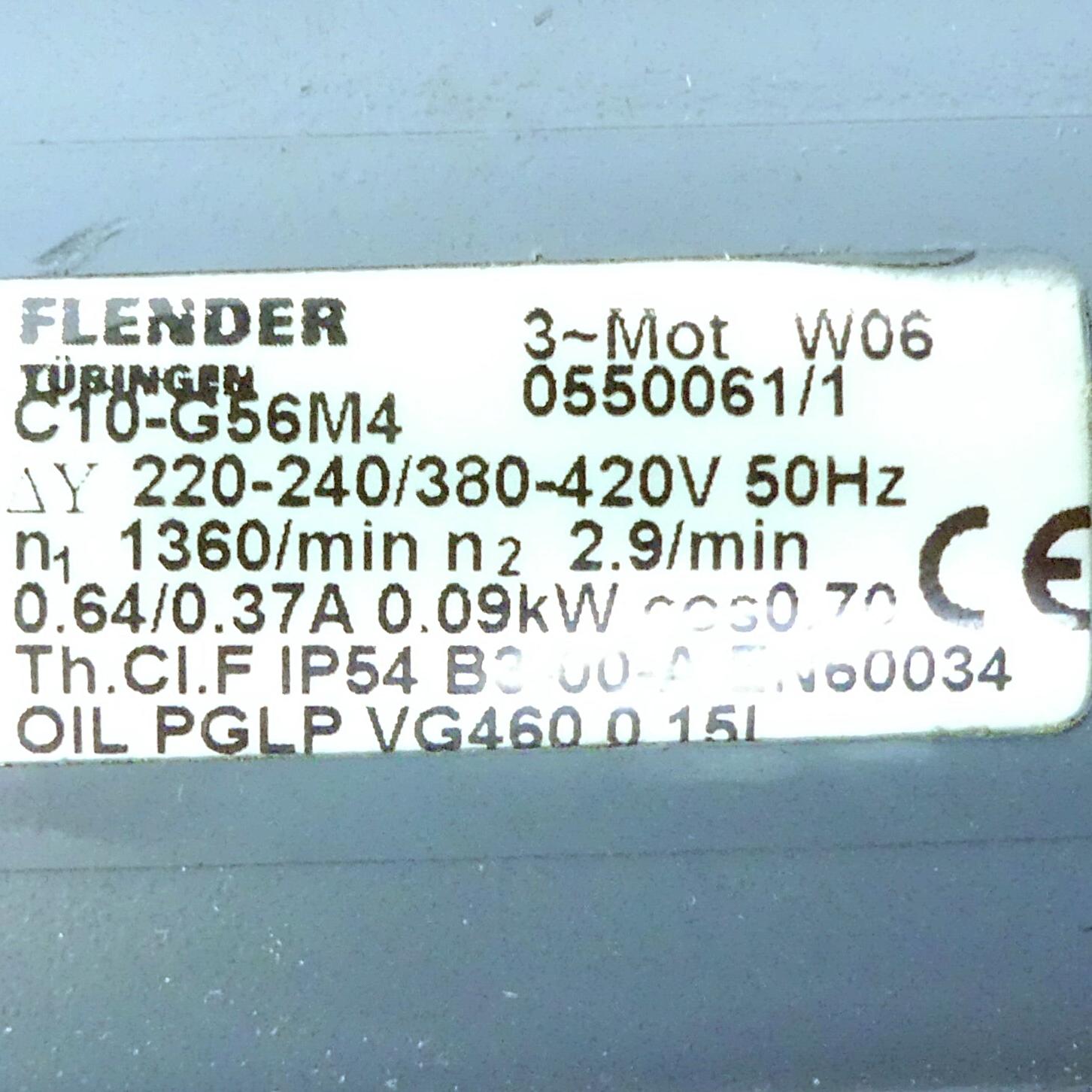 Produktfoto 2 von FLENDER Getriebemotor C10-G56M4