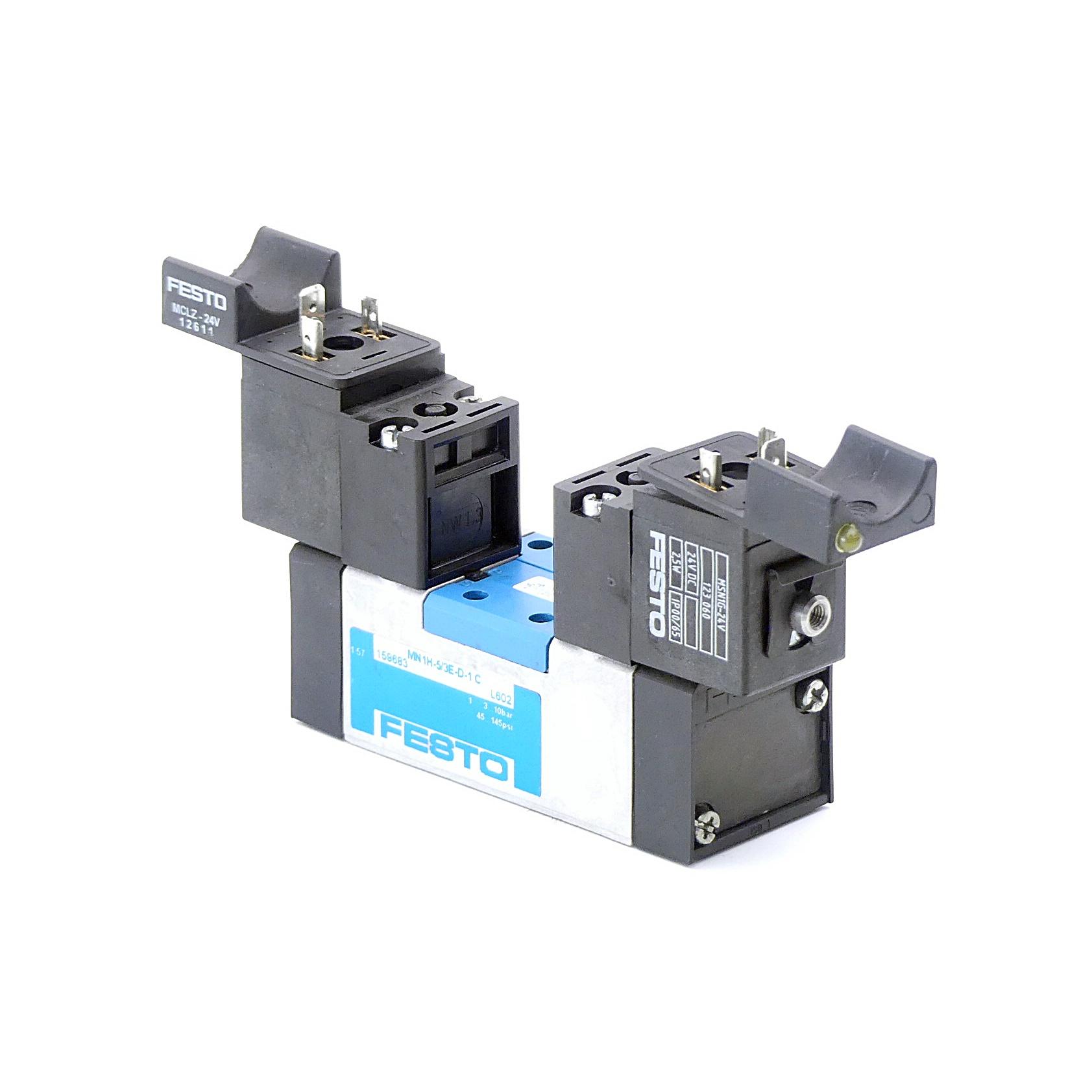 Produktfoto 1 von FESTO Magnetventil MN1H-5/3E-D-1-C