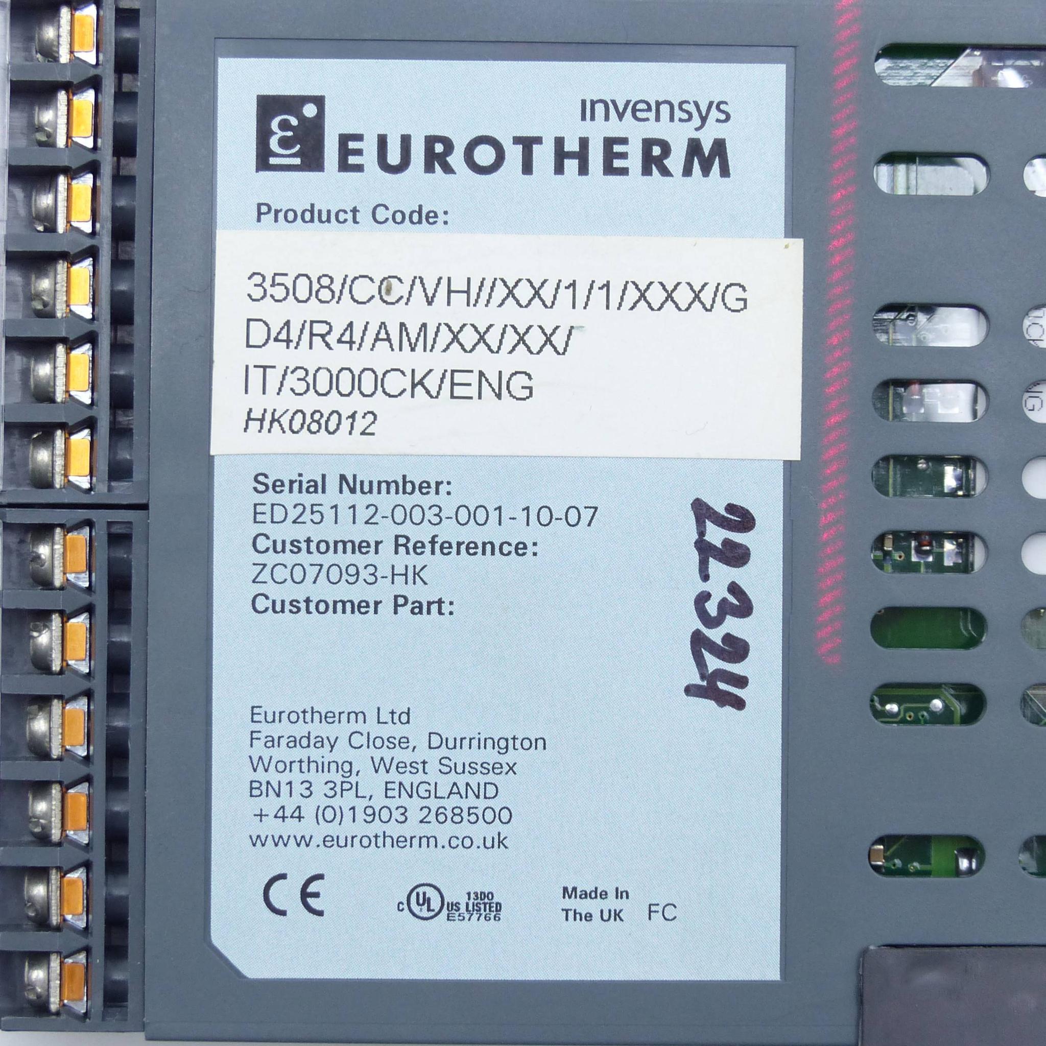 Produktfoto 2 von EUROTHERM Temperaturregler