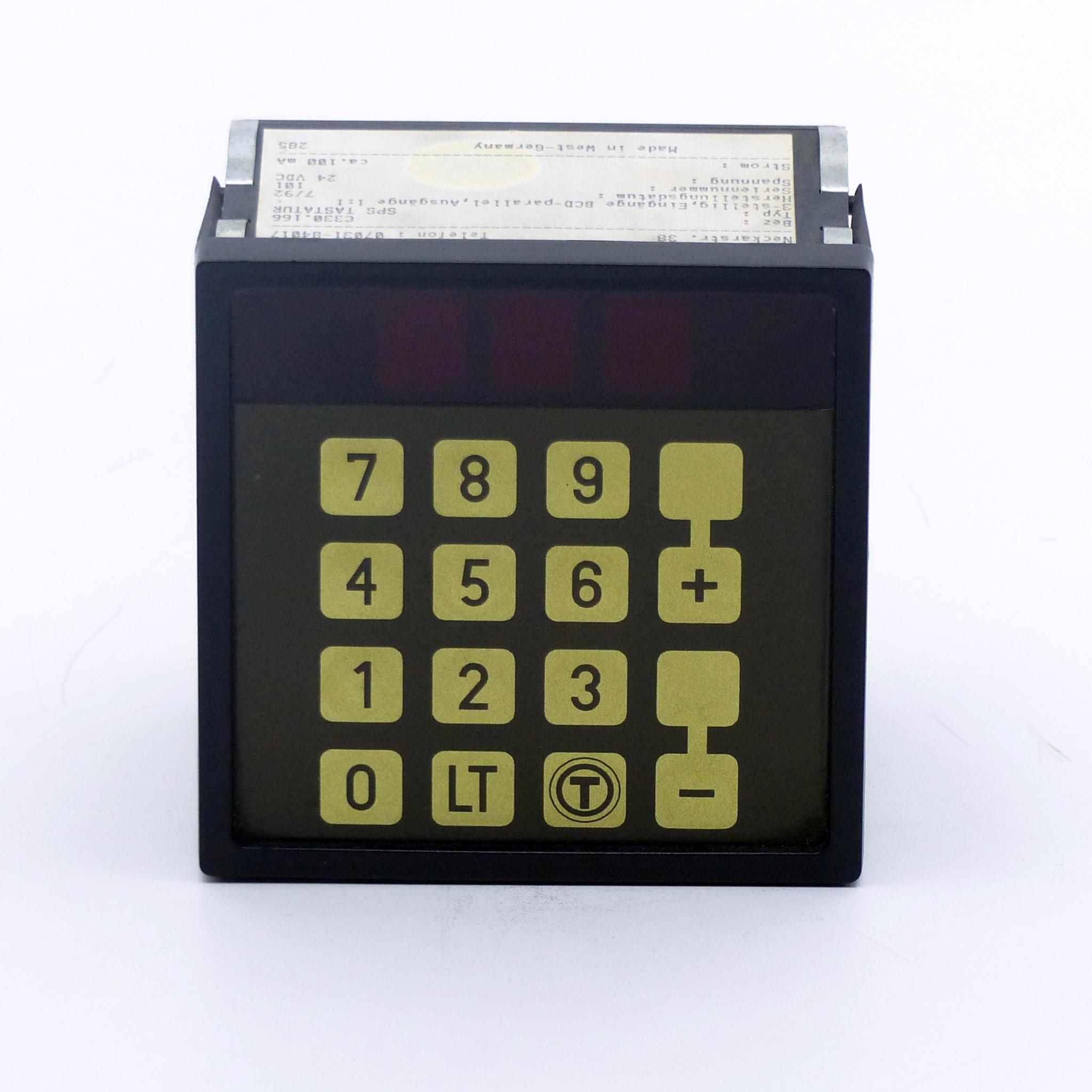 Produktfoto 5 von KUNZE SPS Tastatur C330.166