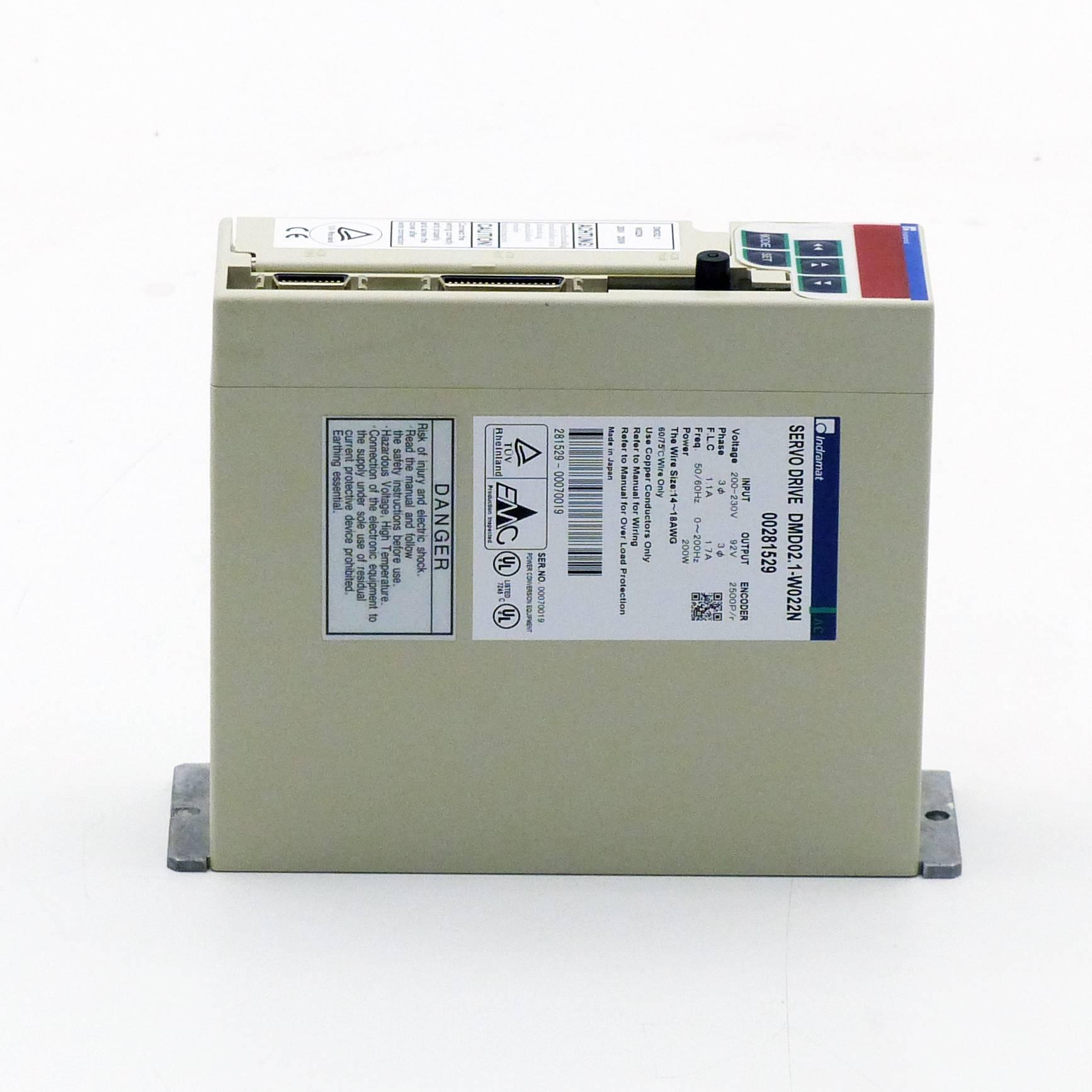 Produktfoto 5 von INDRAMAT Servo Drive DMD02.1-W022N