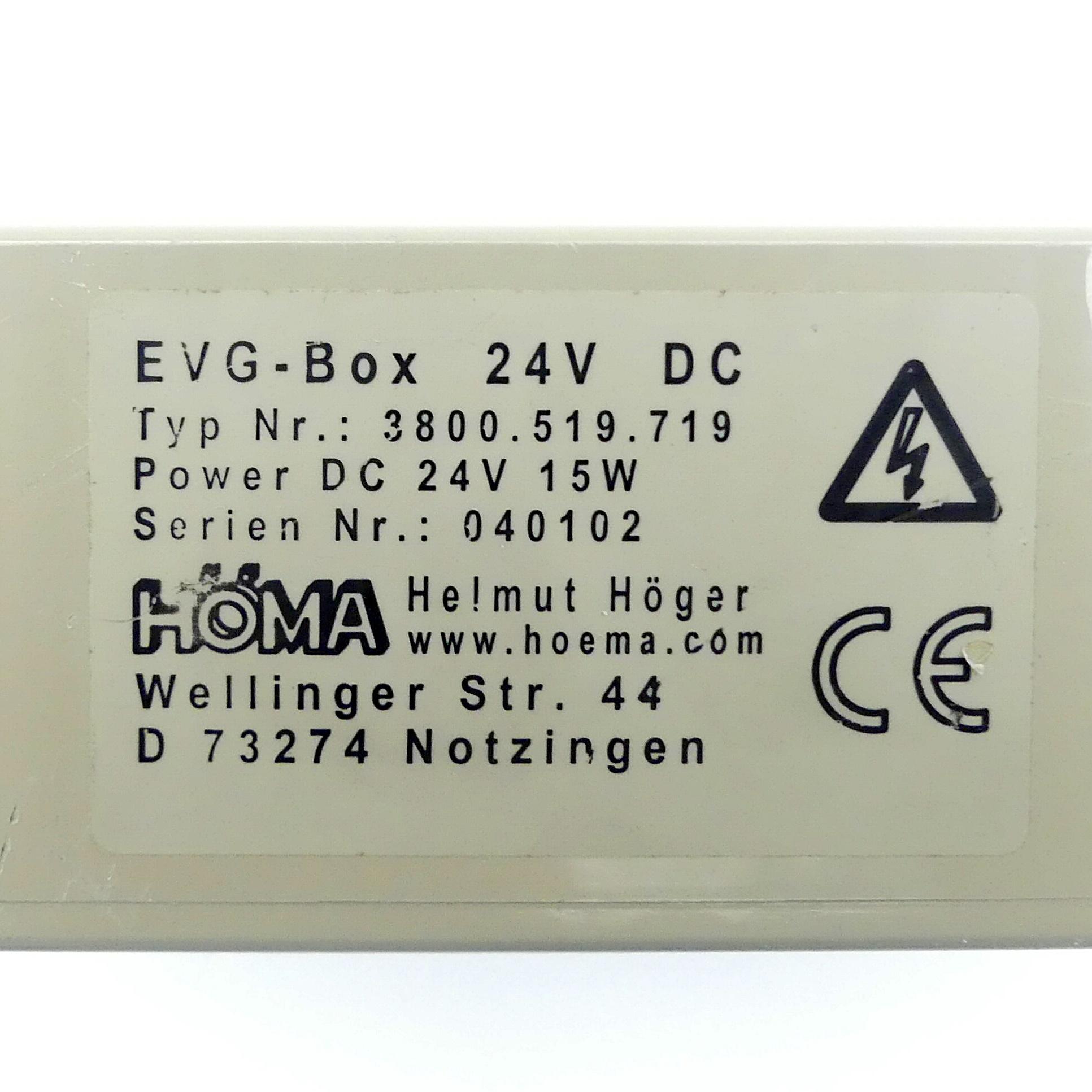 Produktfoto 2 von HÖMA EVG-Box 24V DC