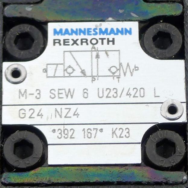 Produktfoto 2 von REXROTH 3/2 Wegeventil M-3SEW6U23/420LG24NZ4