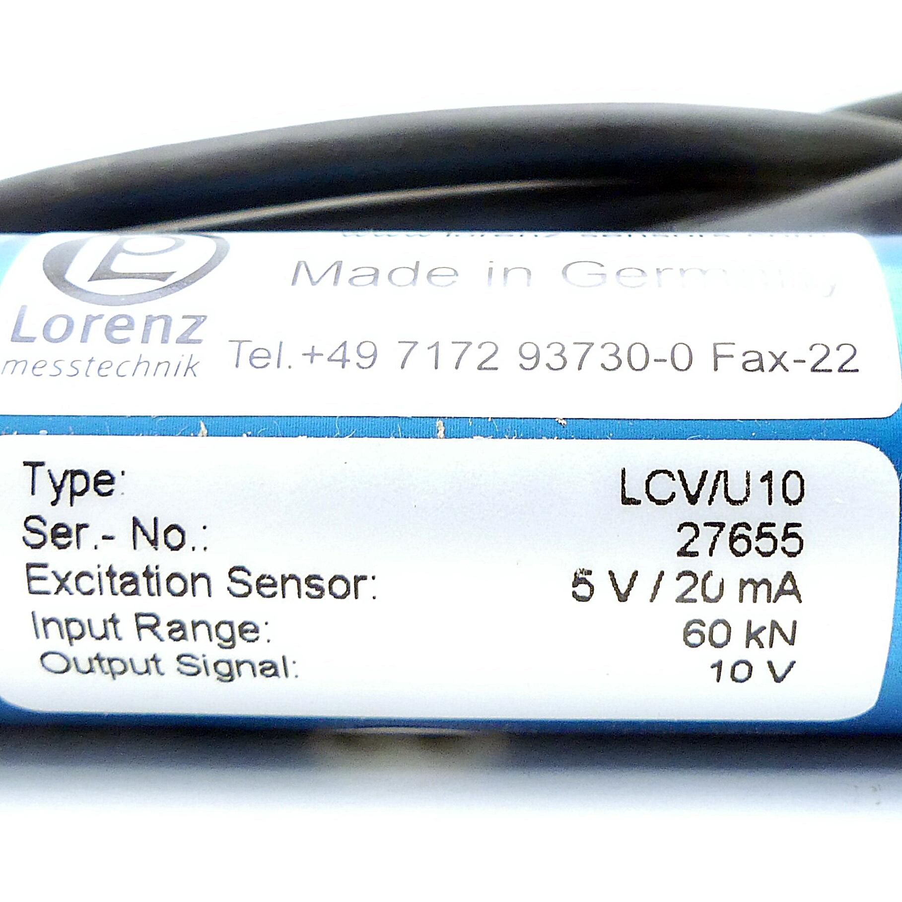 Produktfoto 2 von LORENZ_MESSTECHNIK DMS-Sensor-Interface LCV-U10