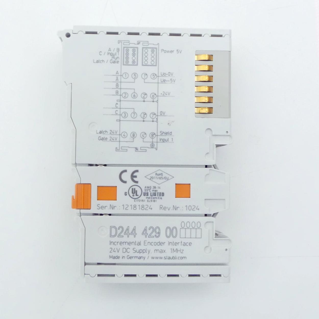 Produktfoto 6 von STäUBLI EtherCAT-Klemme  12181824