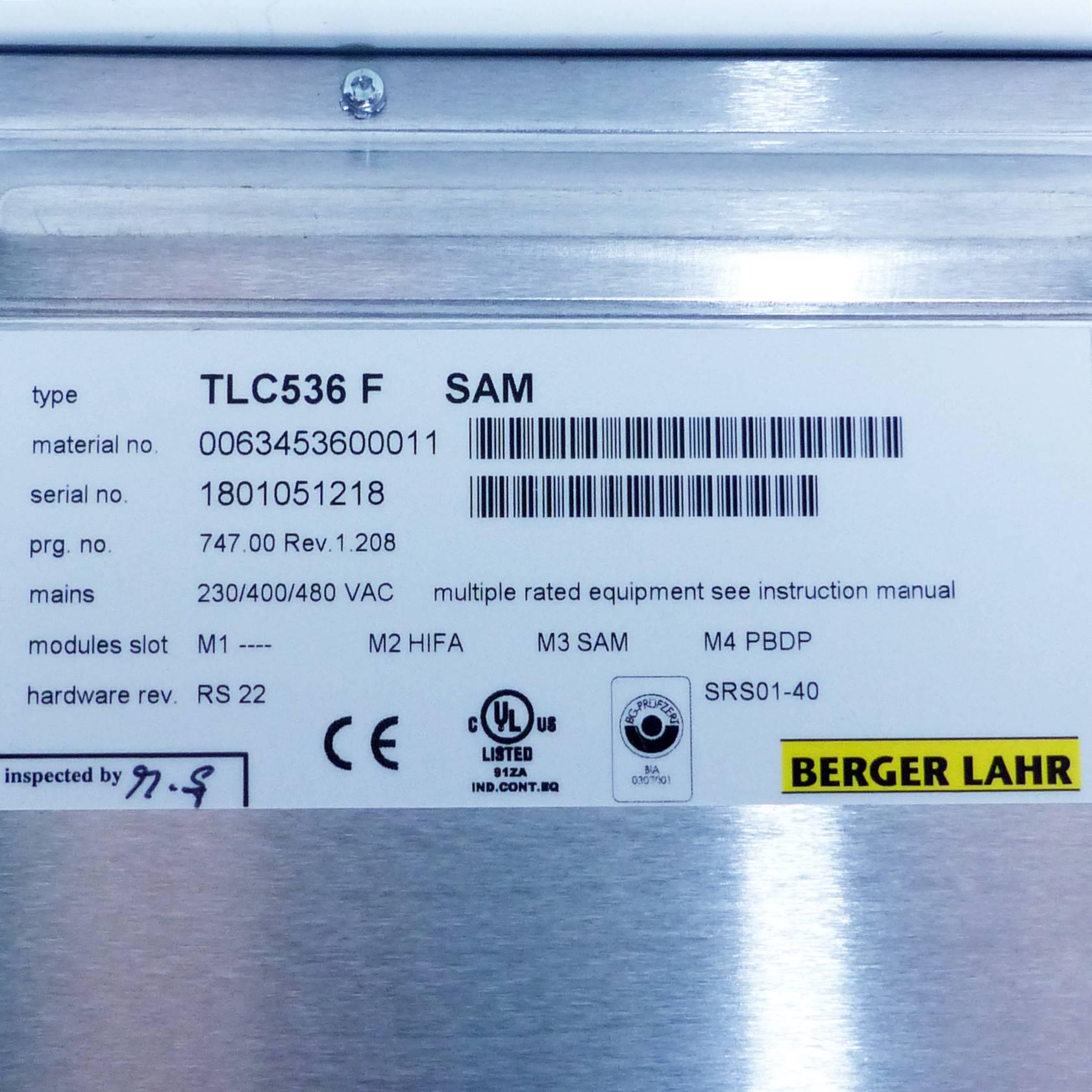 Produktfoto 2 von BERGER LAHR Positioniersteuerung für Schrittmotoren TLC536 F SAM