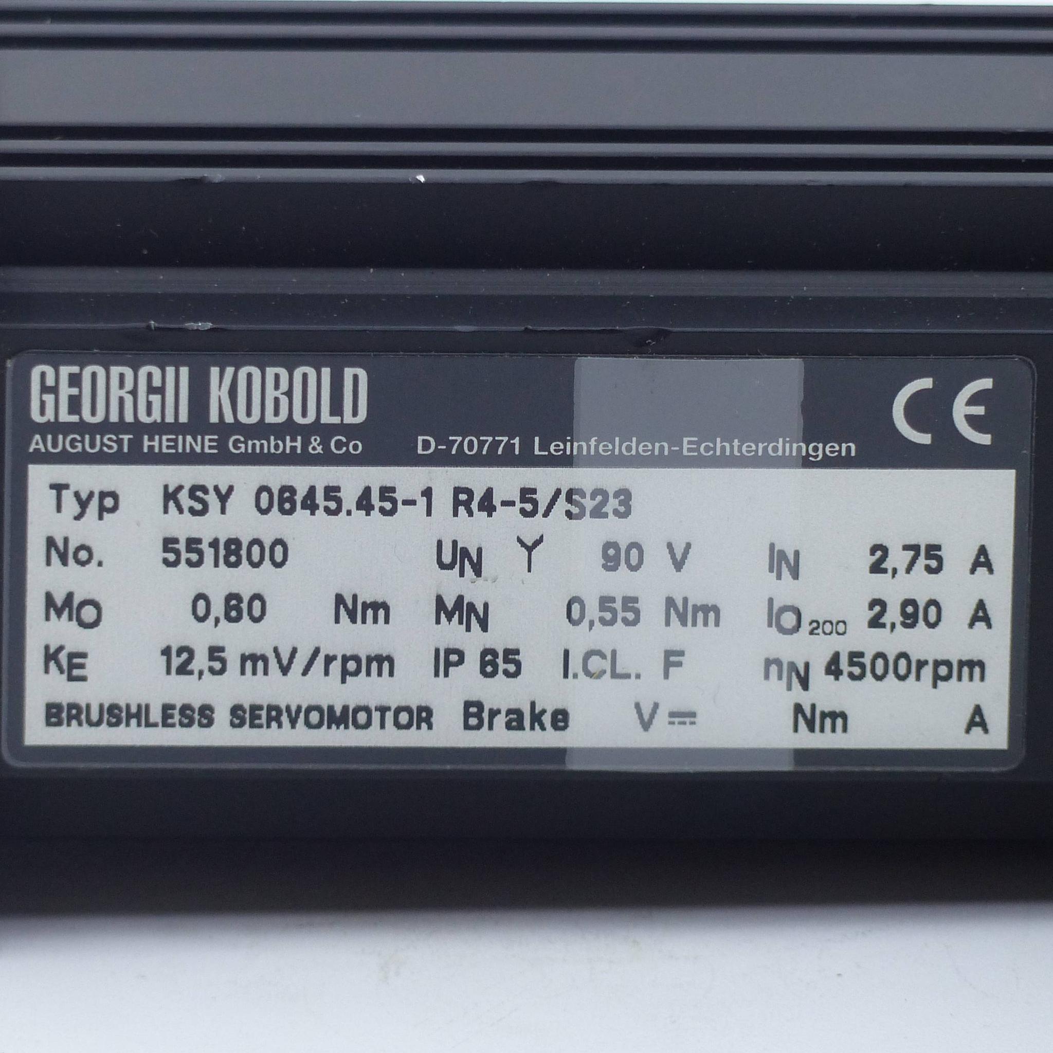 Produktfoto 2 von GEORGII KOBOLD Drehstrom - Servomotor