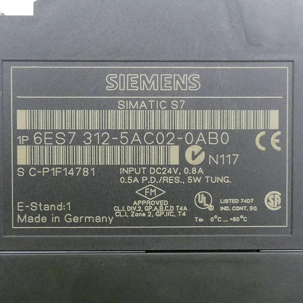 Produktfoto 2 von SIEMENS SIMATIC S7-300 CPU312 IFM