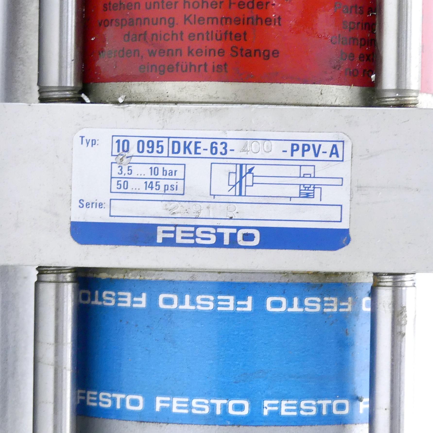 Produktfoto 2 von FESTO Pneumatikzylinder DKE-63-400-PPV-A