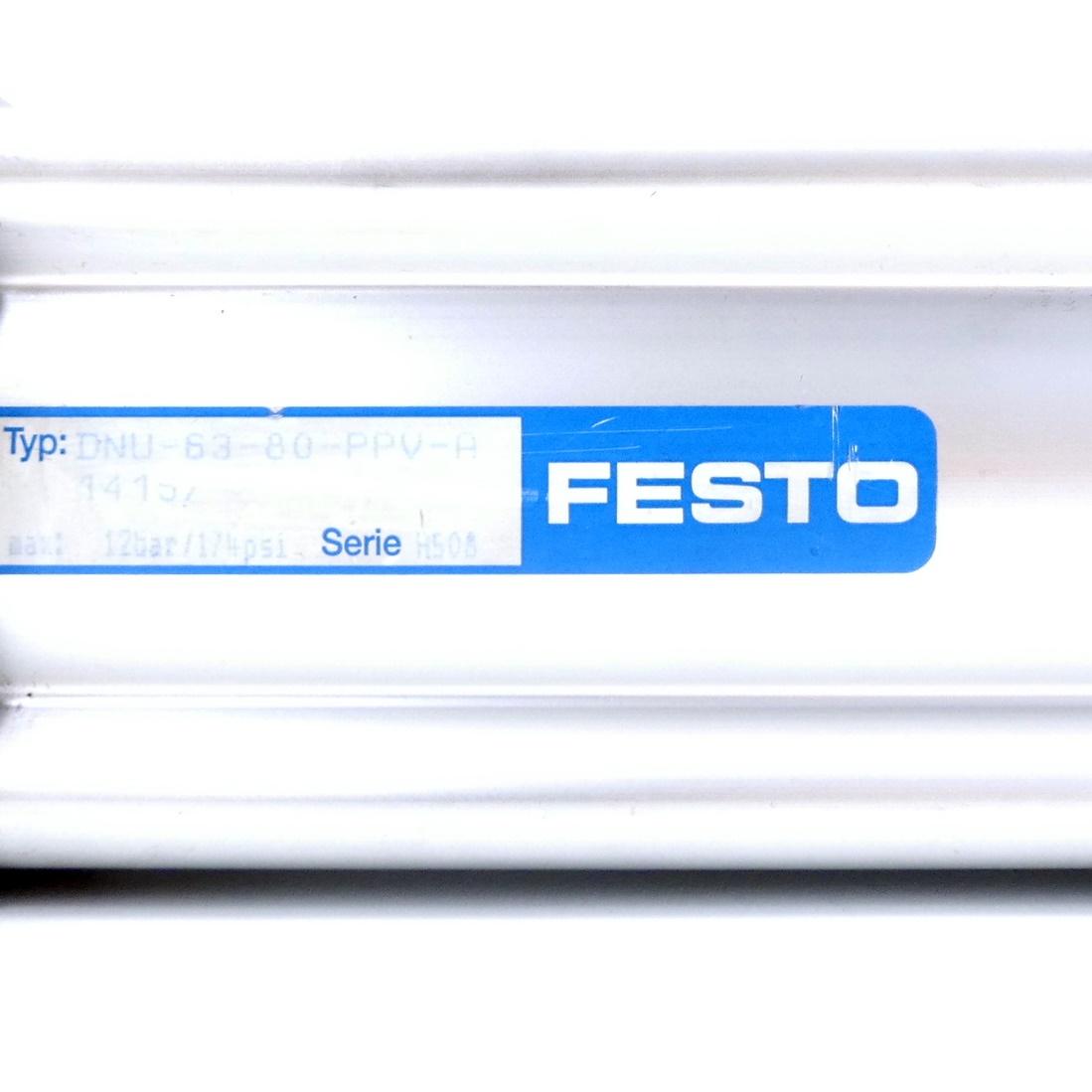 Produktfoto 2 von FESTO Pneumatikzylinder DNU-63-80-PPV-A