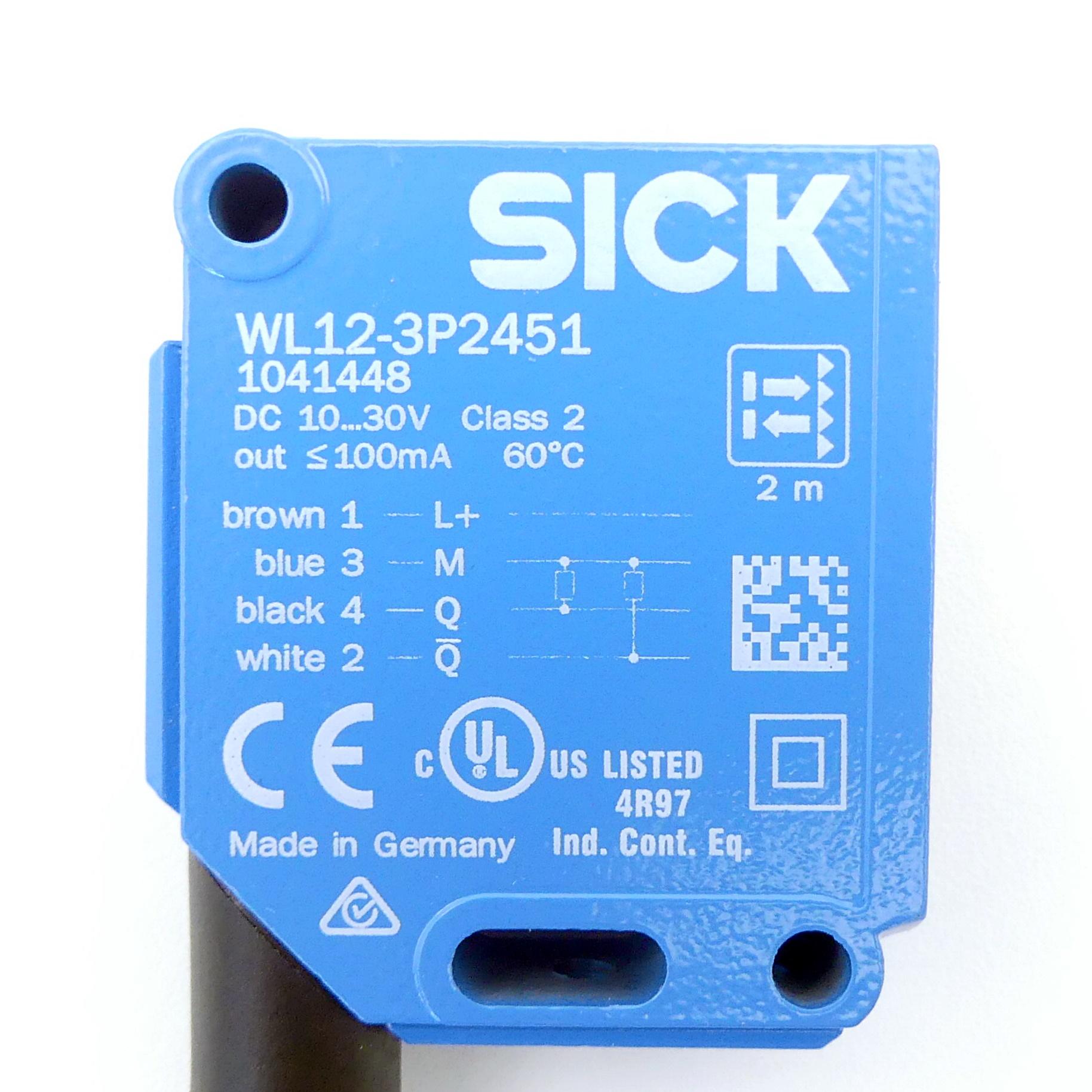 Produktfoto 2 von SICK Lichtschranke WL12-3P2451