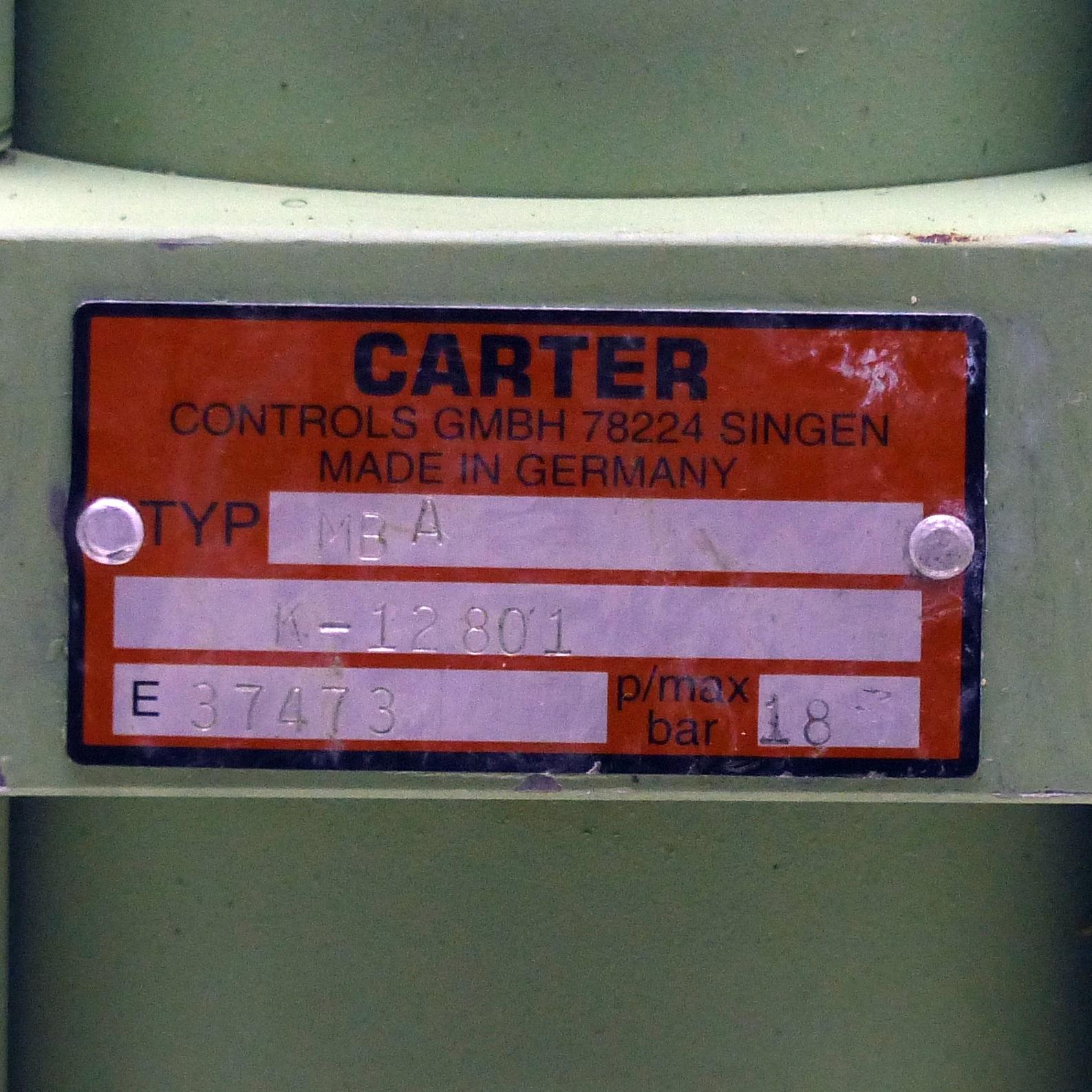 Produktfoto 2 von CARTER CONTROLS GMBH Hydraulikzylinder