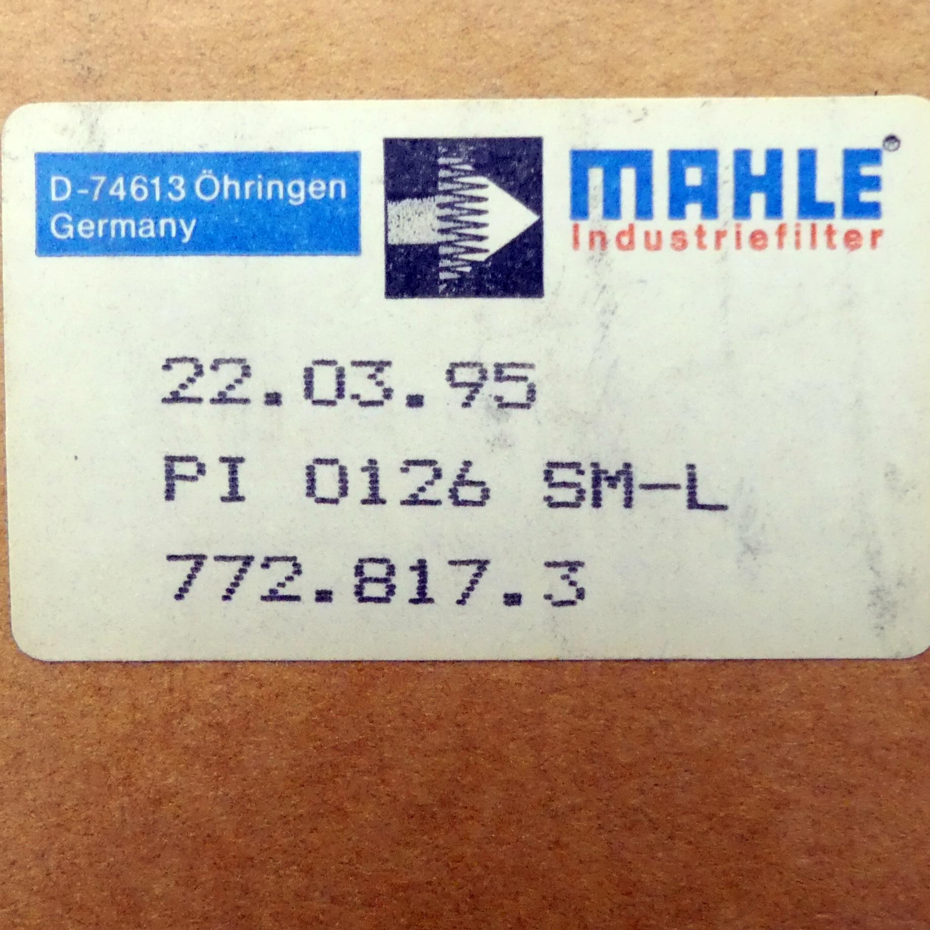 Produktfoto 2 von MAHLE Belüftungsfilter PI 0126 SM-L