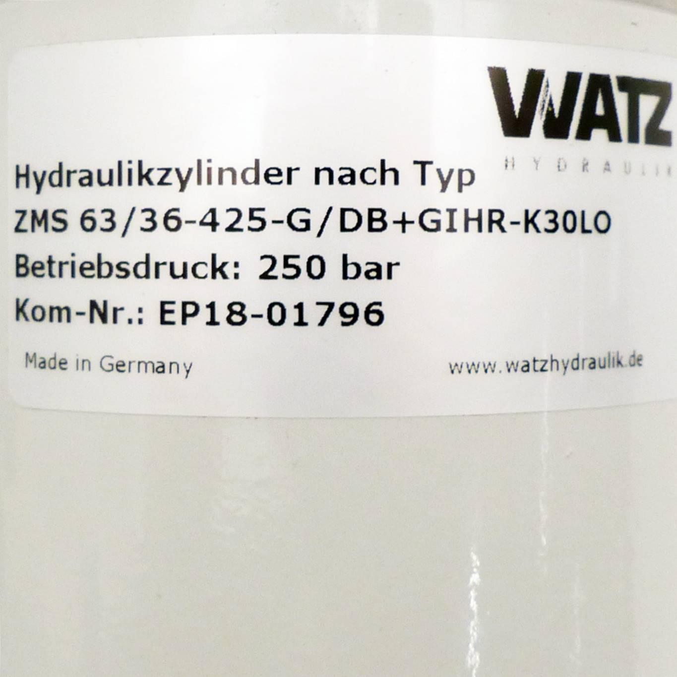 Produktfoto 2 von WATZ HYDRAULIK Differentialzylinder