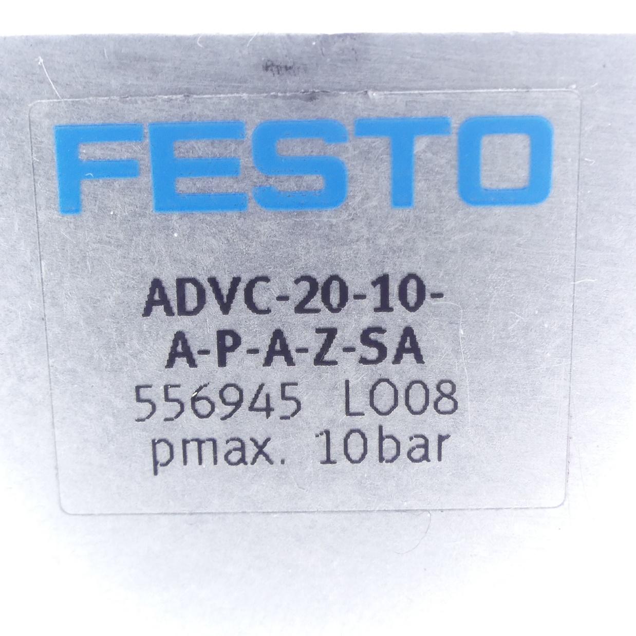 Produktfoto 2 von FESTO Pneumatikzylinder ADVC-20-10-A-P-A-Z-SA