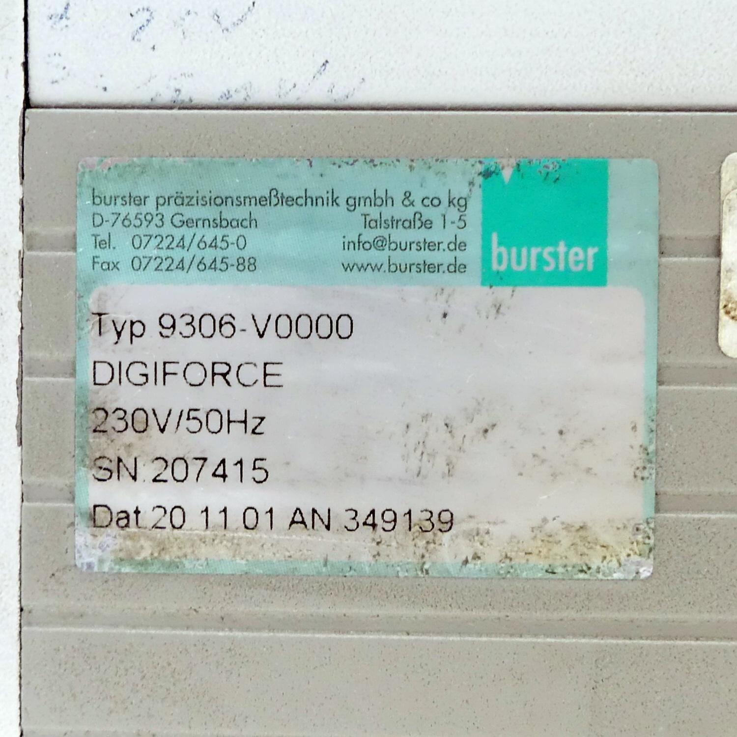 Produktfoto 2 von BURSTER Digiforce 9306