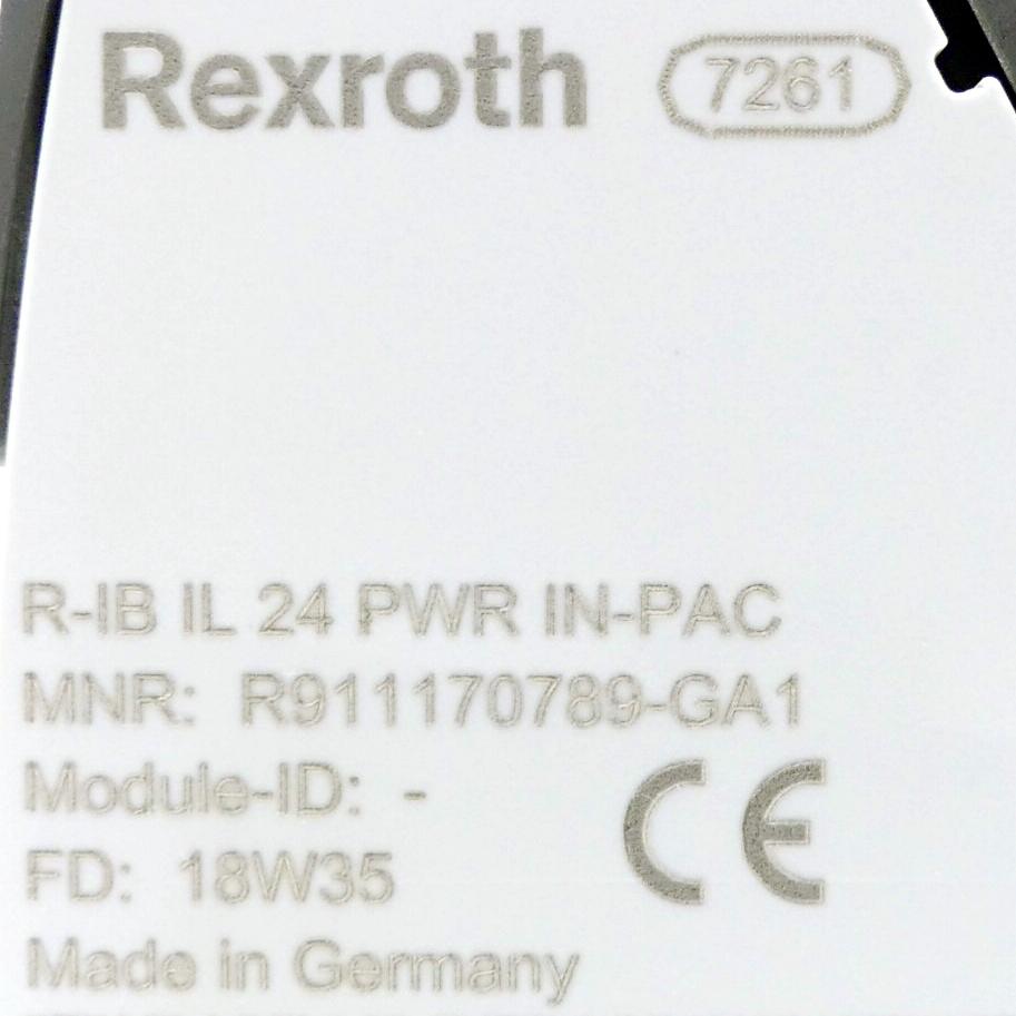 Produktfoto 3 von REXROTH 3 x Inline Einspeiseklemme