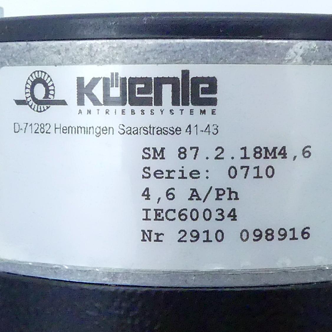 Produktfoto 2 von KüENLE Schrittmotor SM 87.2.18M4,6