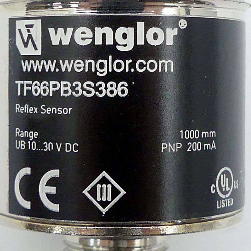 Produktfoto 2 von WENGLOR Reflextaster TF66PB3S386