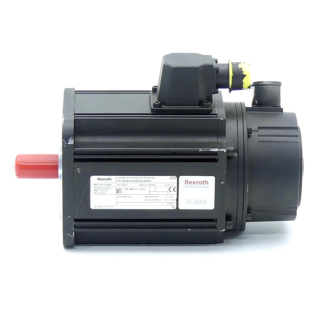 Produktfoto 5 von REXROTH Servo motor MDD071A-N-030-N2S-095PB0