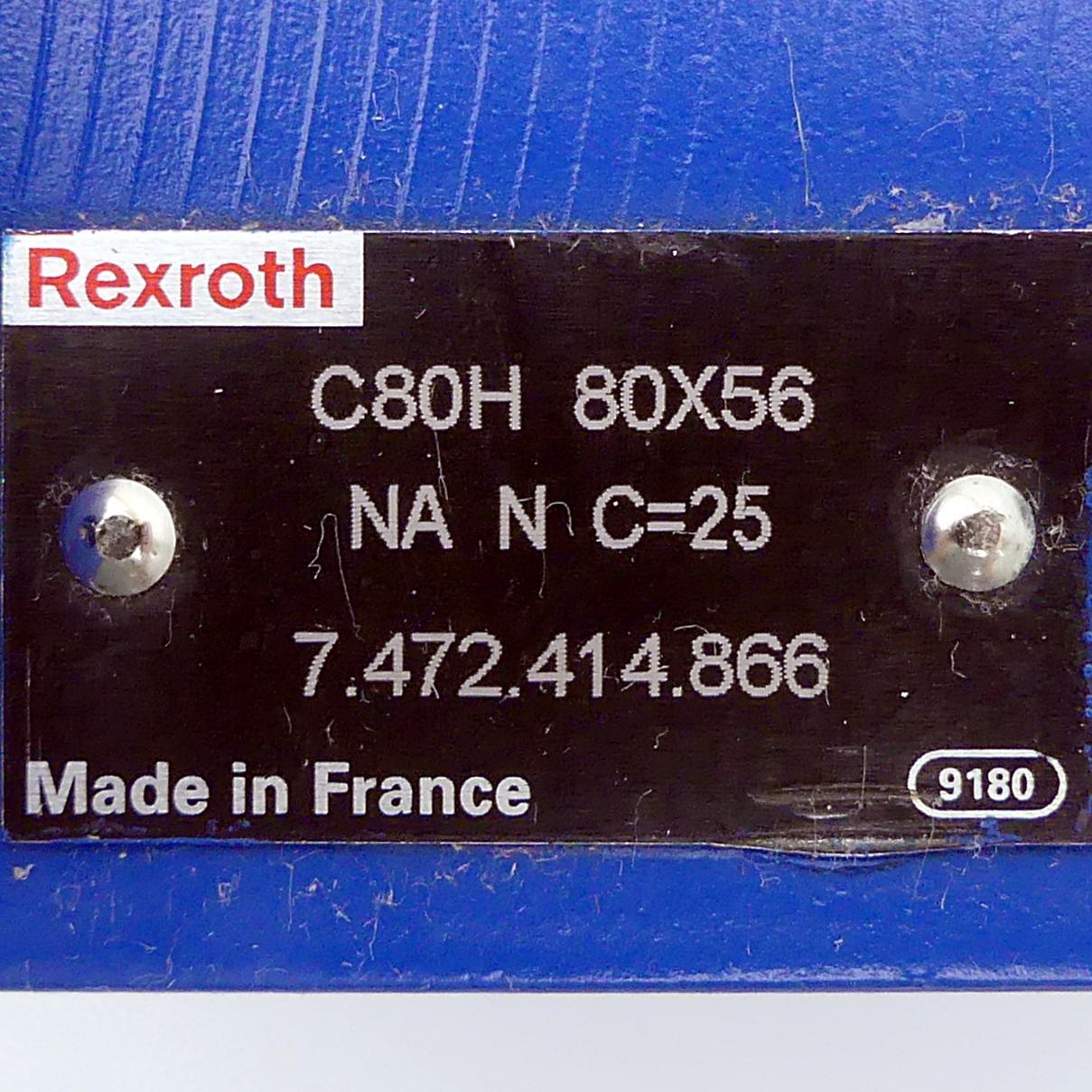 Produktfoto 2 von REXROTH Hydraulic cylinder C80H 80X56 NA N